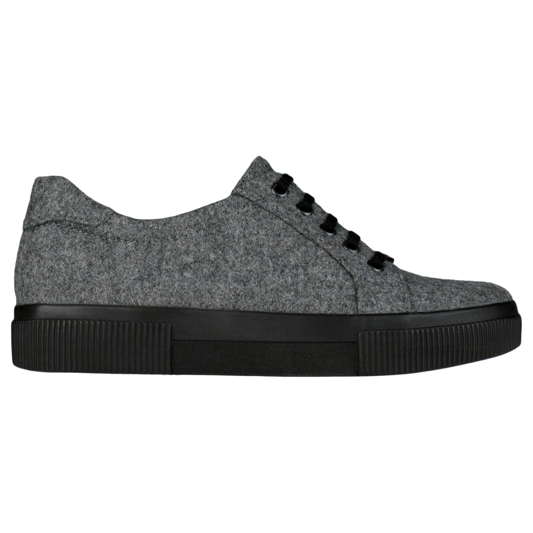 graue halbschuh seitenansicht rechts