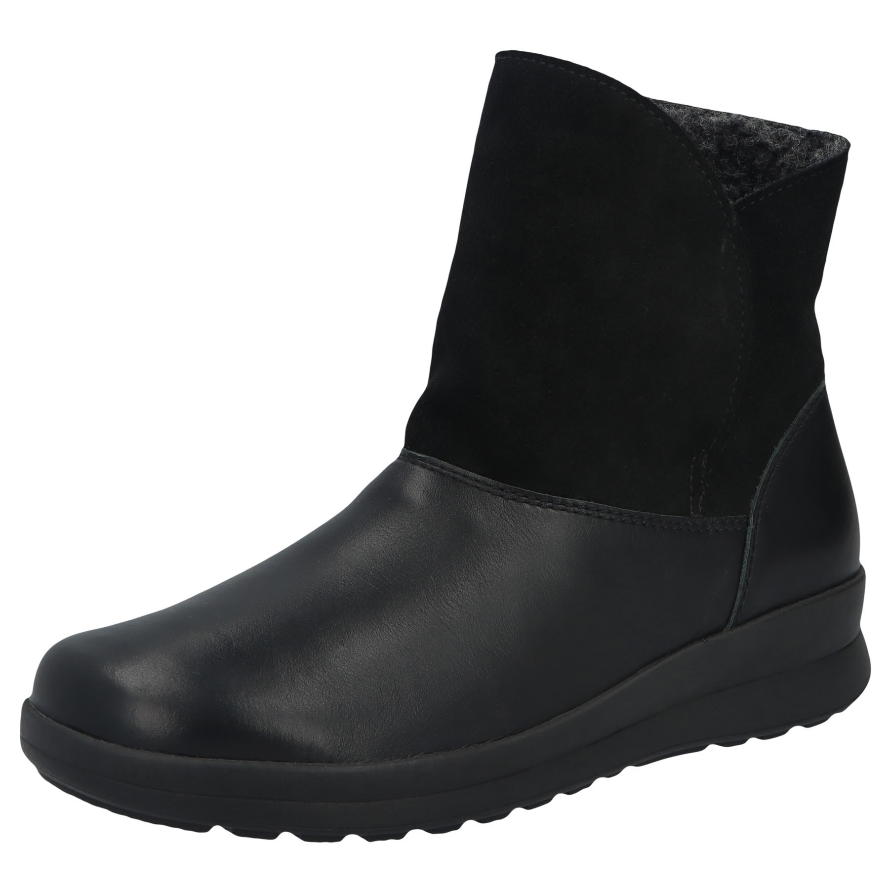 schwarze stiefeletten 3-4 ansicht