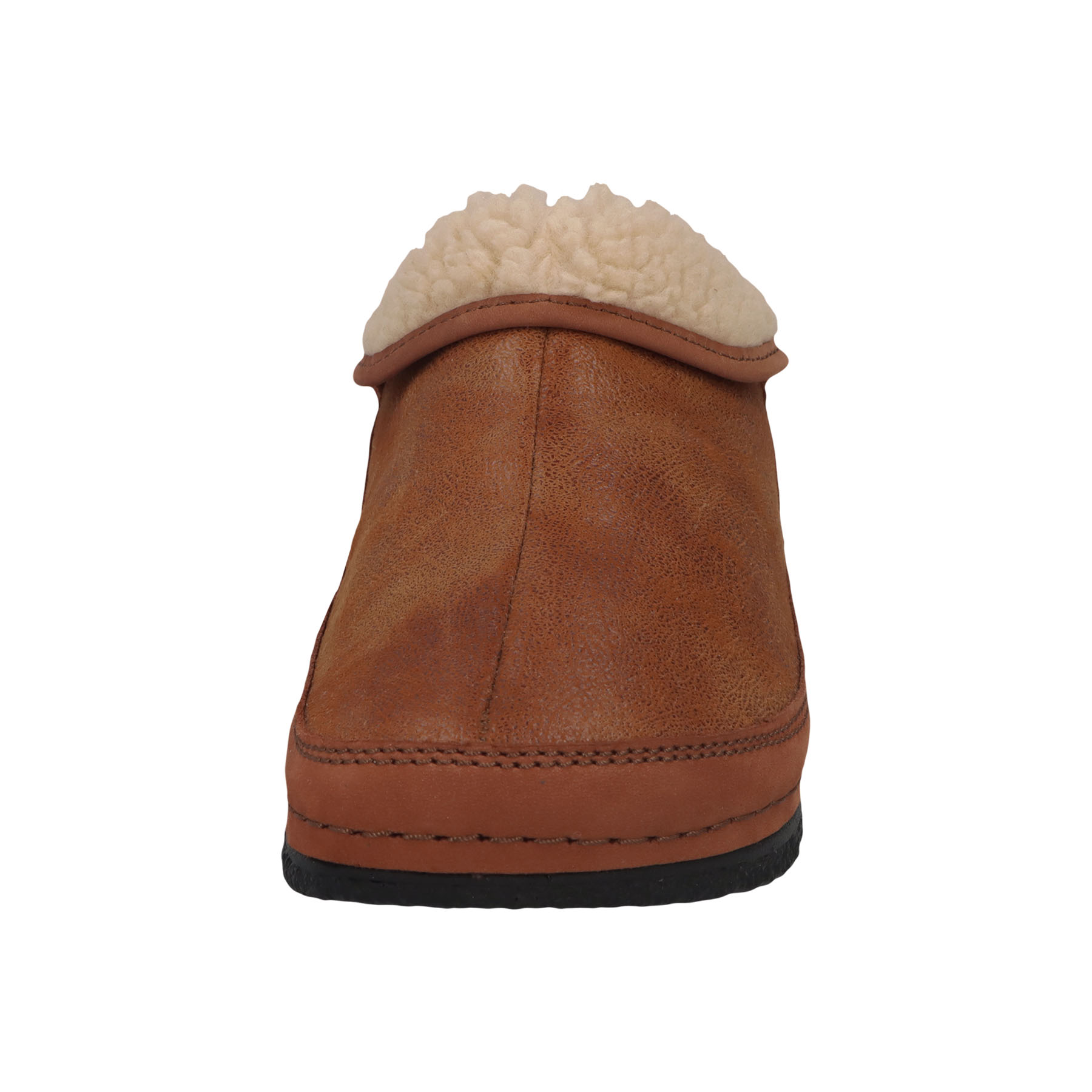 braune clogs vorderansicht