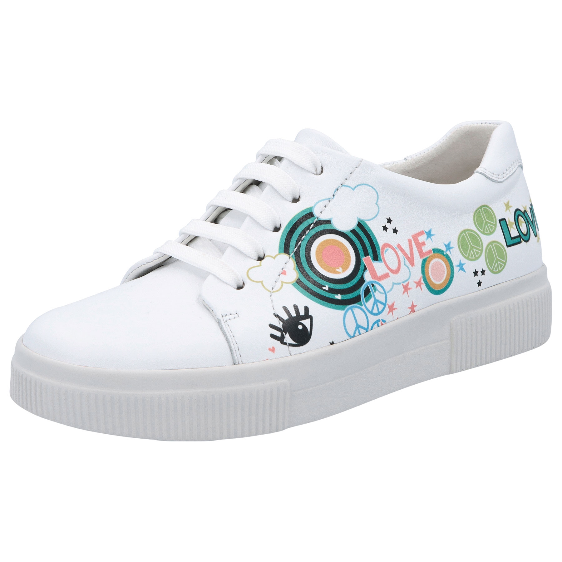 mehrfarbige halbschuh 3-4 ansicht