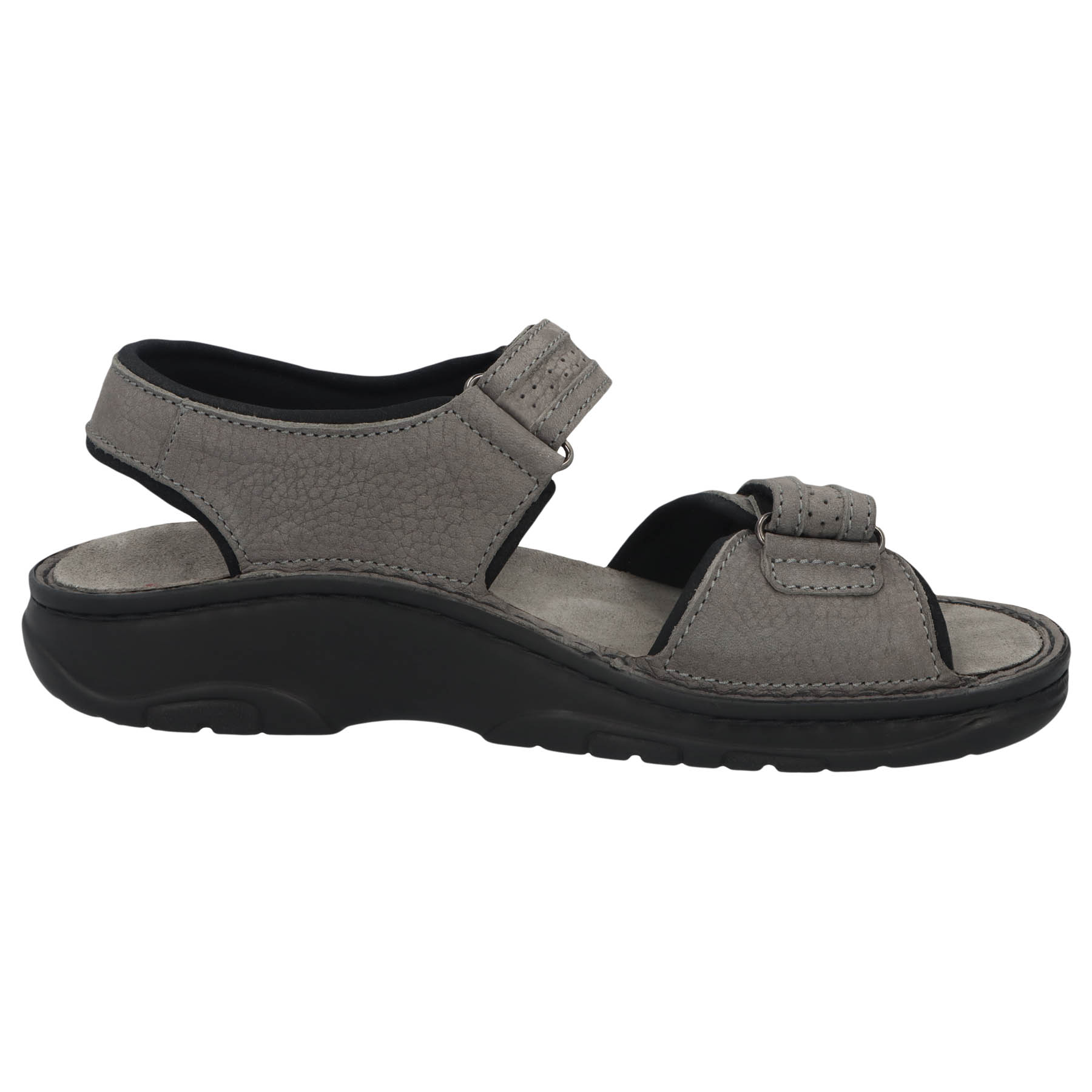graue sandale seitenansicht rechts