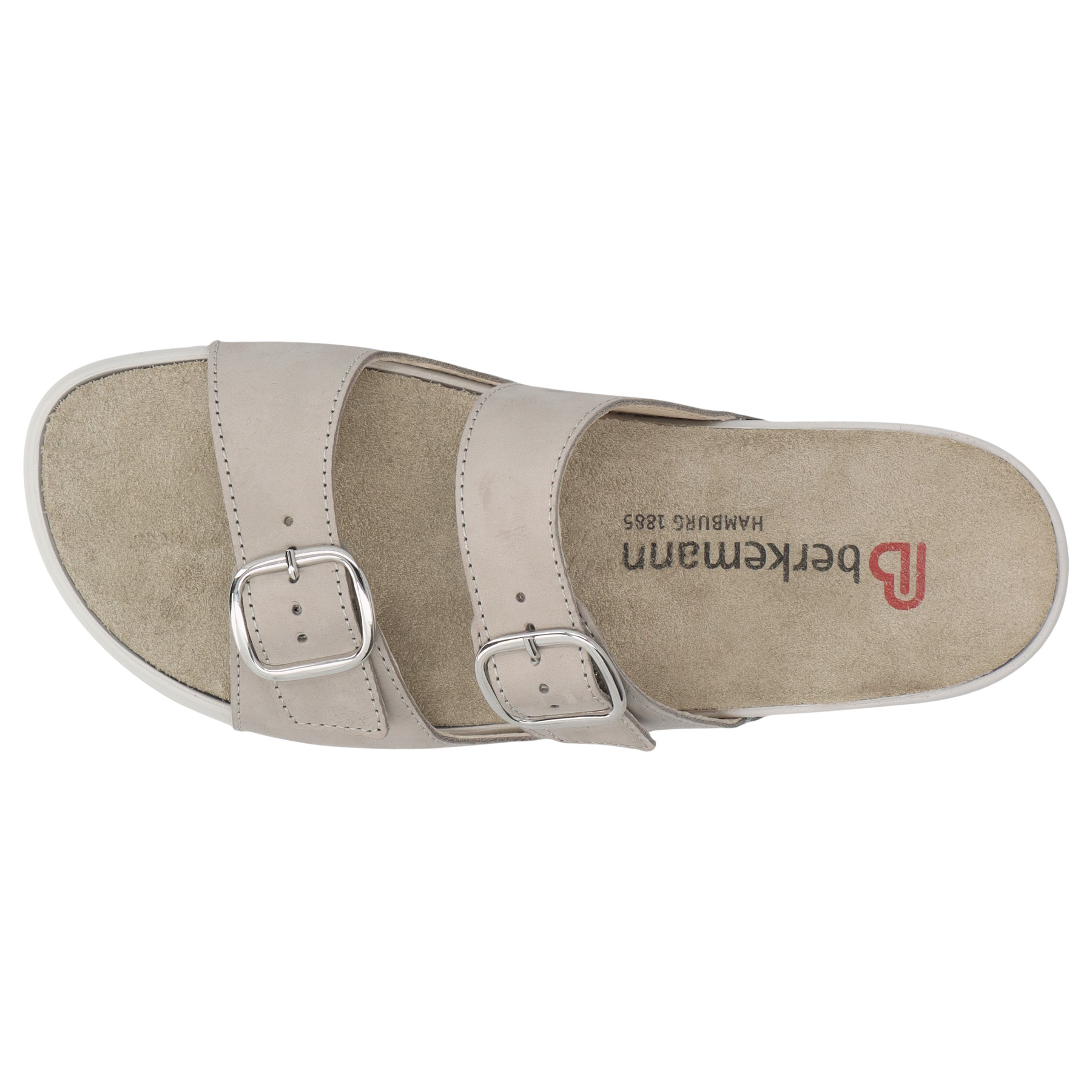 graue pantolette draufsicht