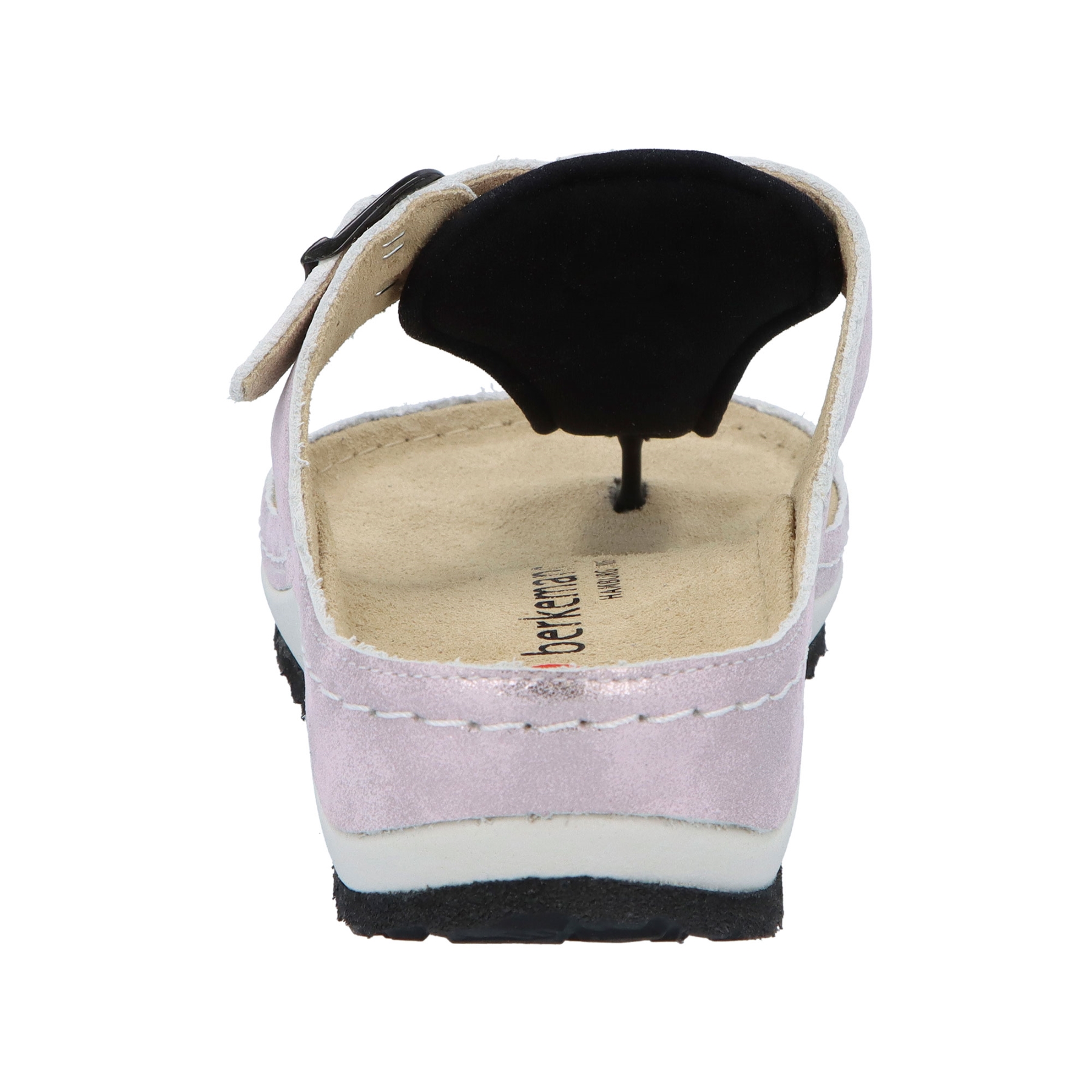 mehrfarbige pantolette hinteransicht