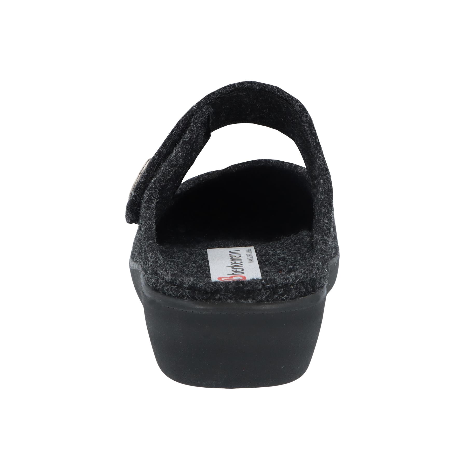 graue clogs hinteransicht