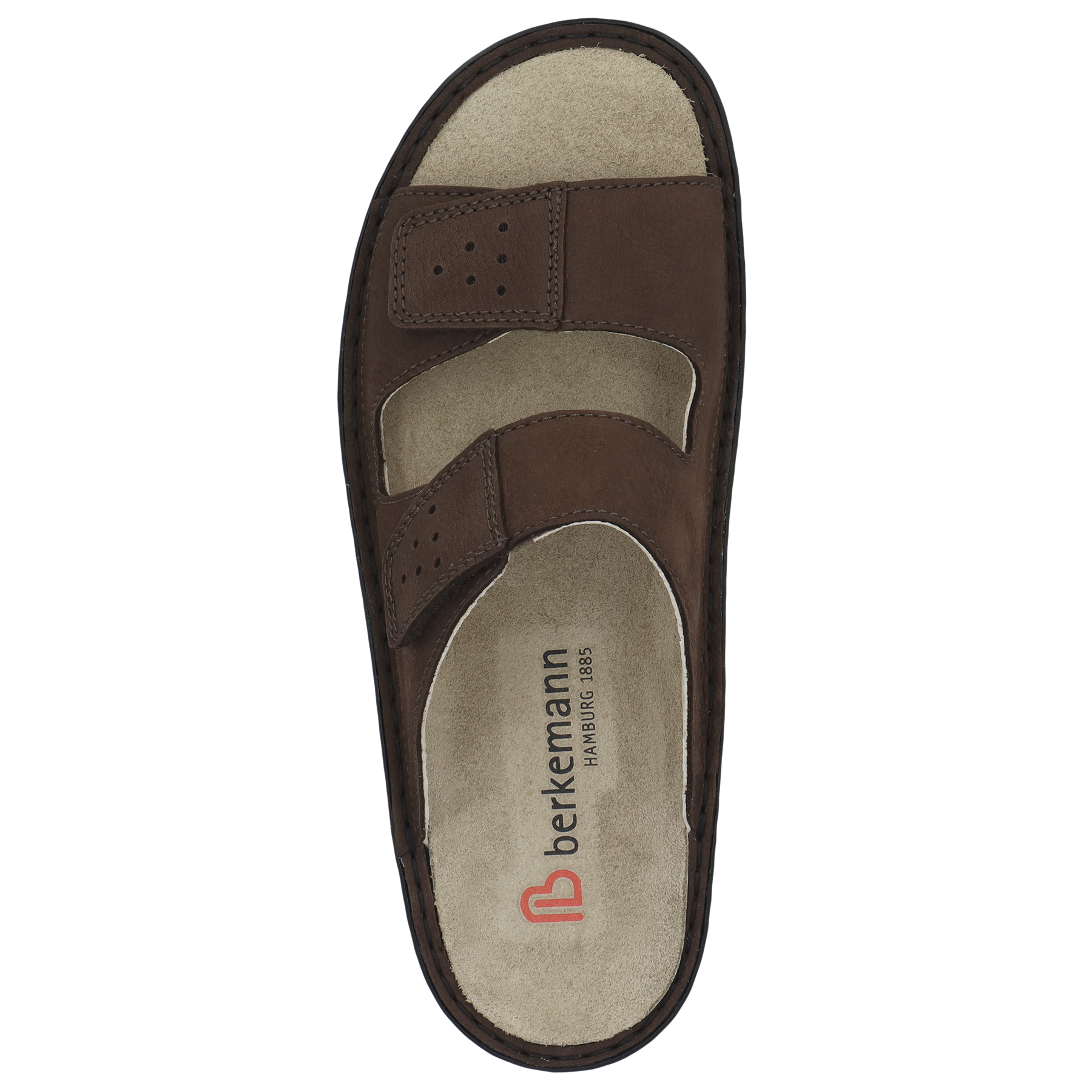 braune pantolette draufsicht