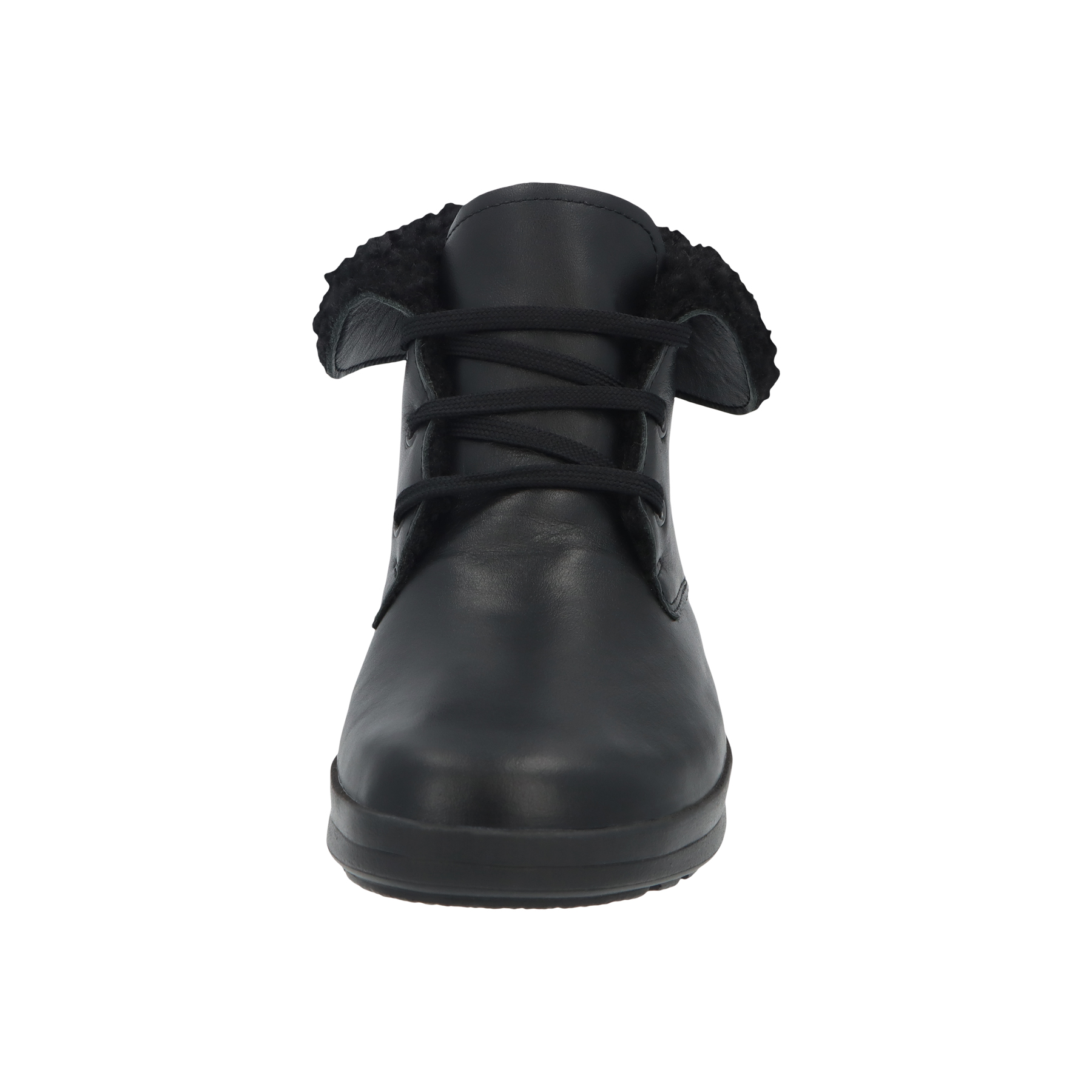 schwarze stiefeletten vorderansicht