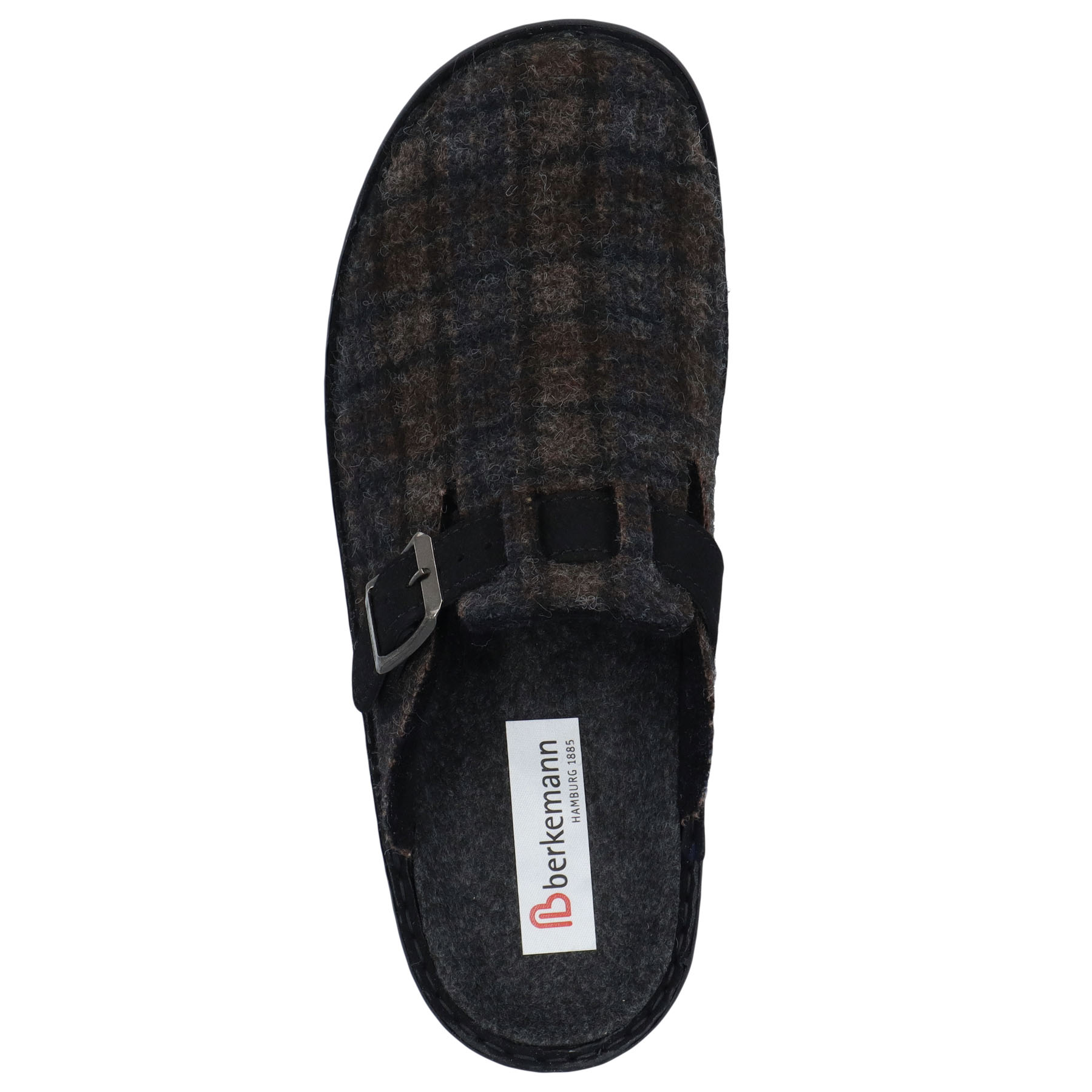 braune hausschuhe draufsicht