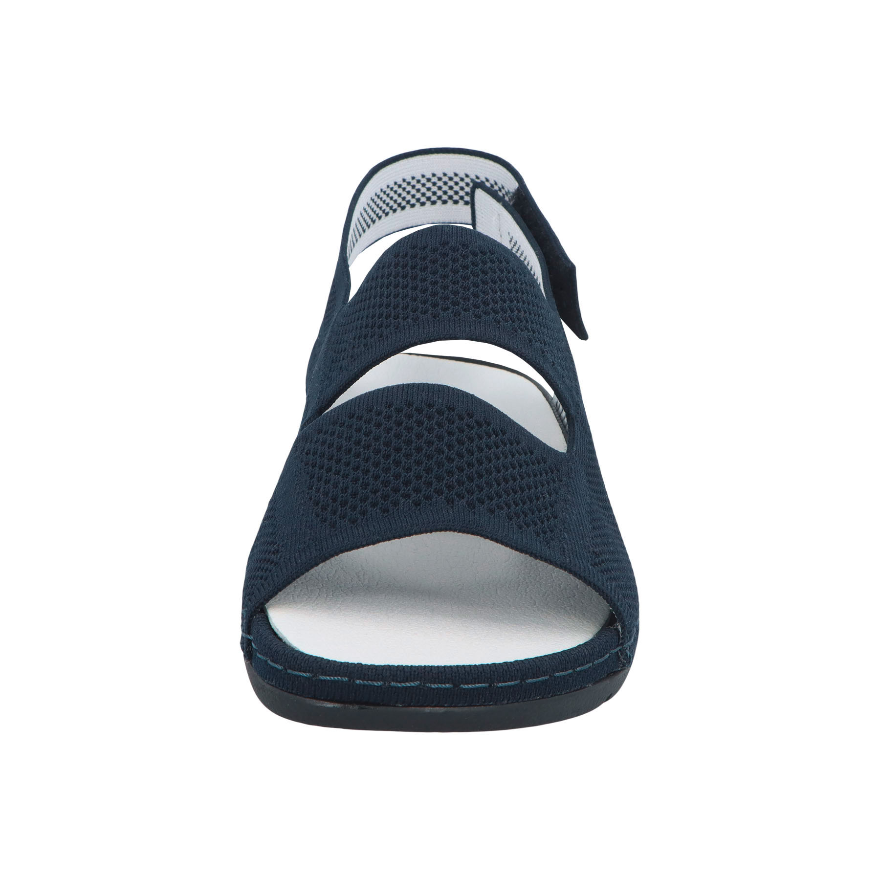 blaue sandale vorderansicht