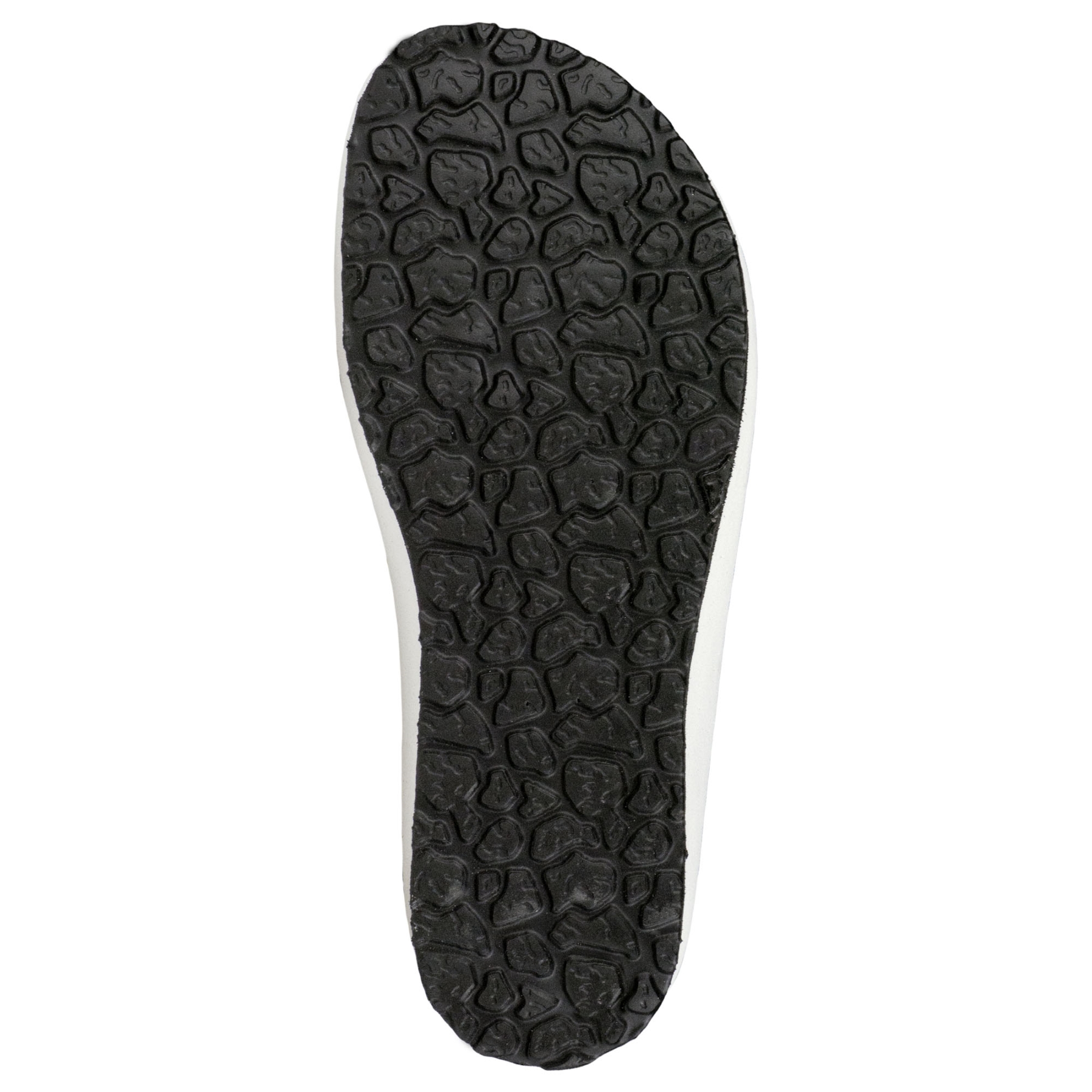 blaue pantolette sohlenansicht