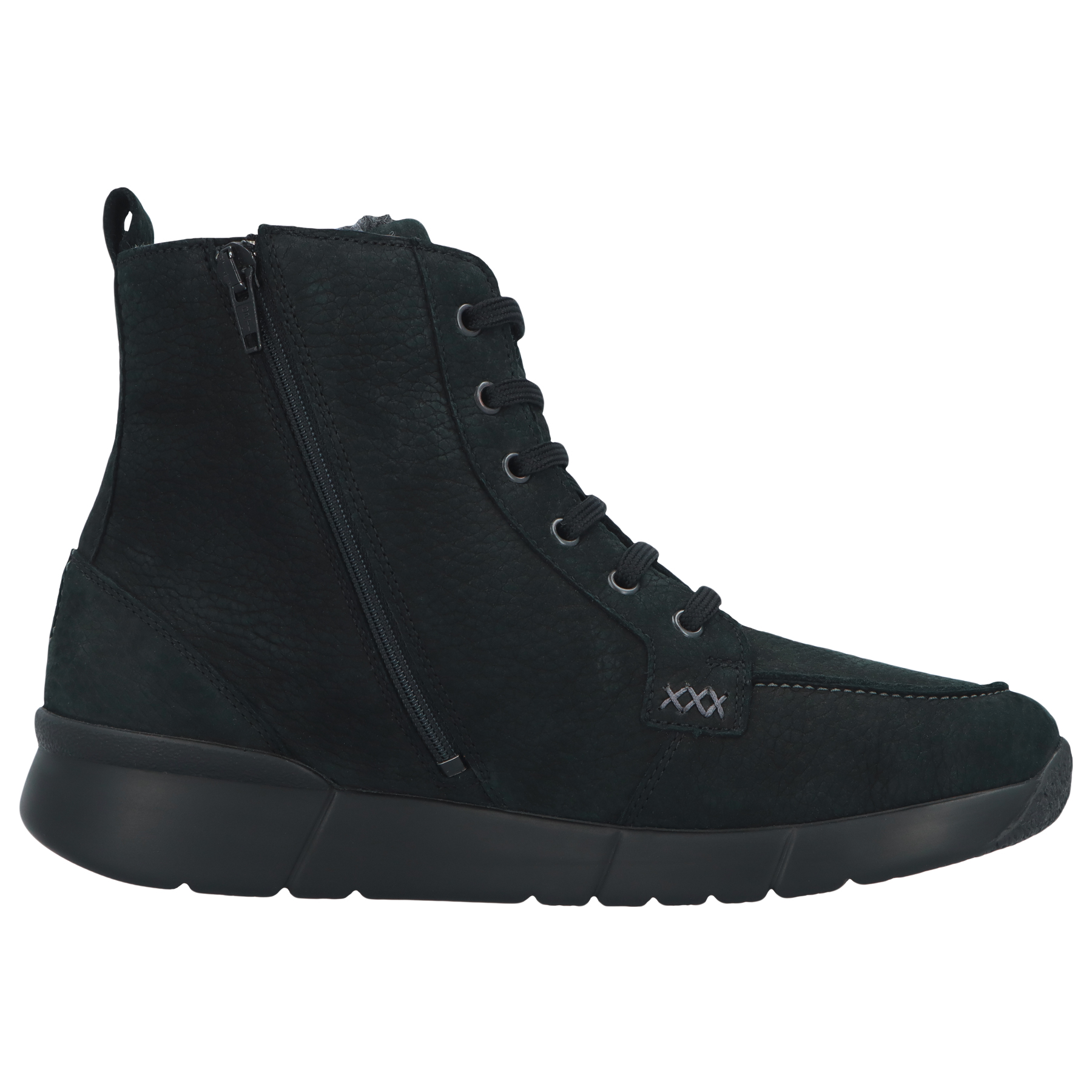 schwarze stiefeletten seitenansicht rechts