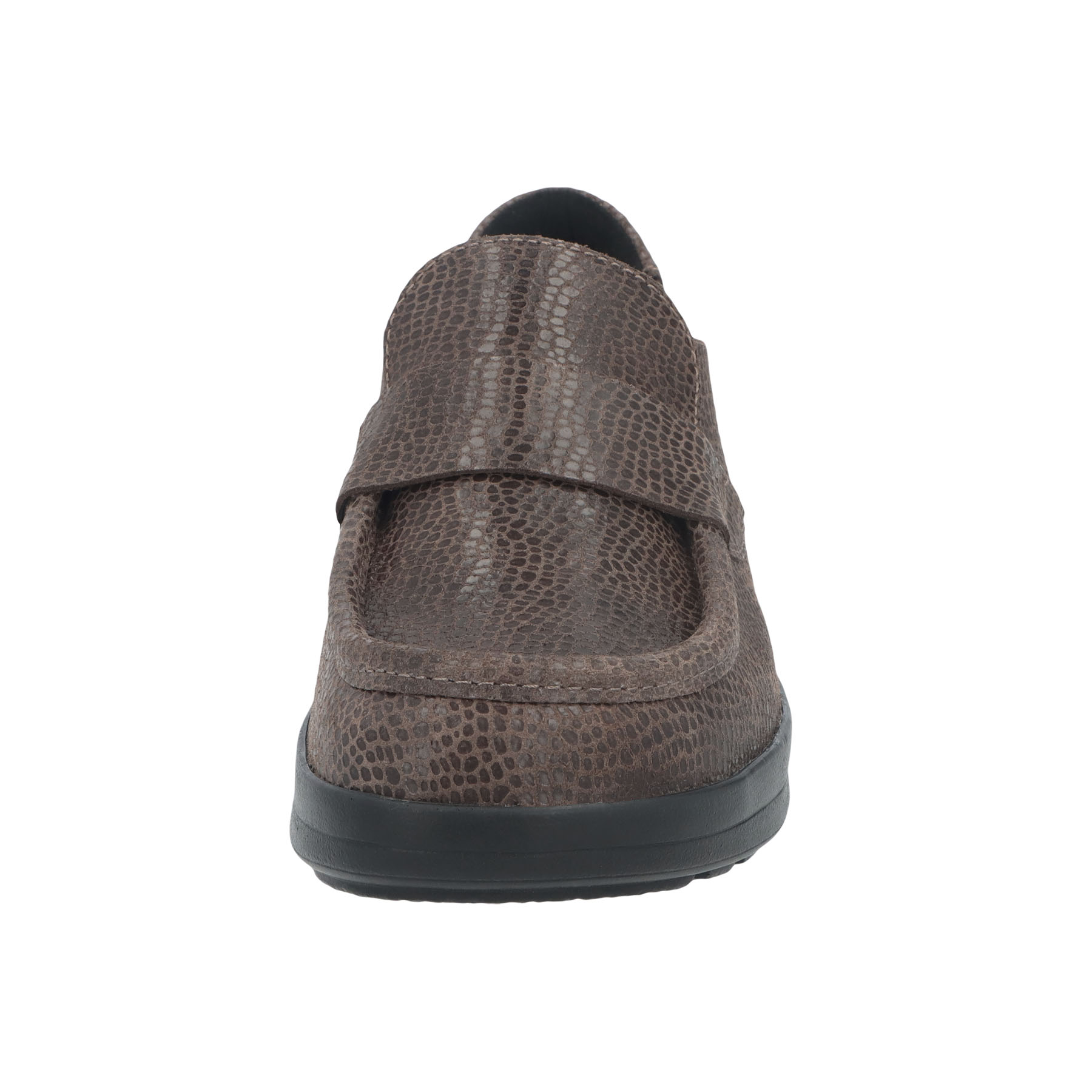 braune halbschuh vorderansicht