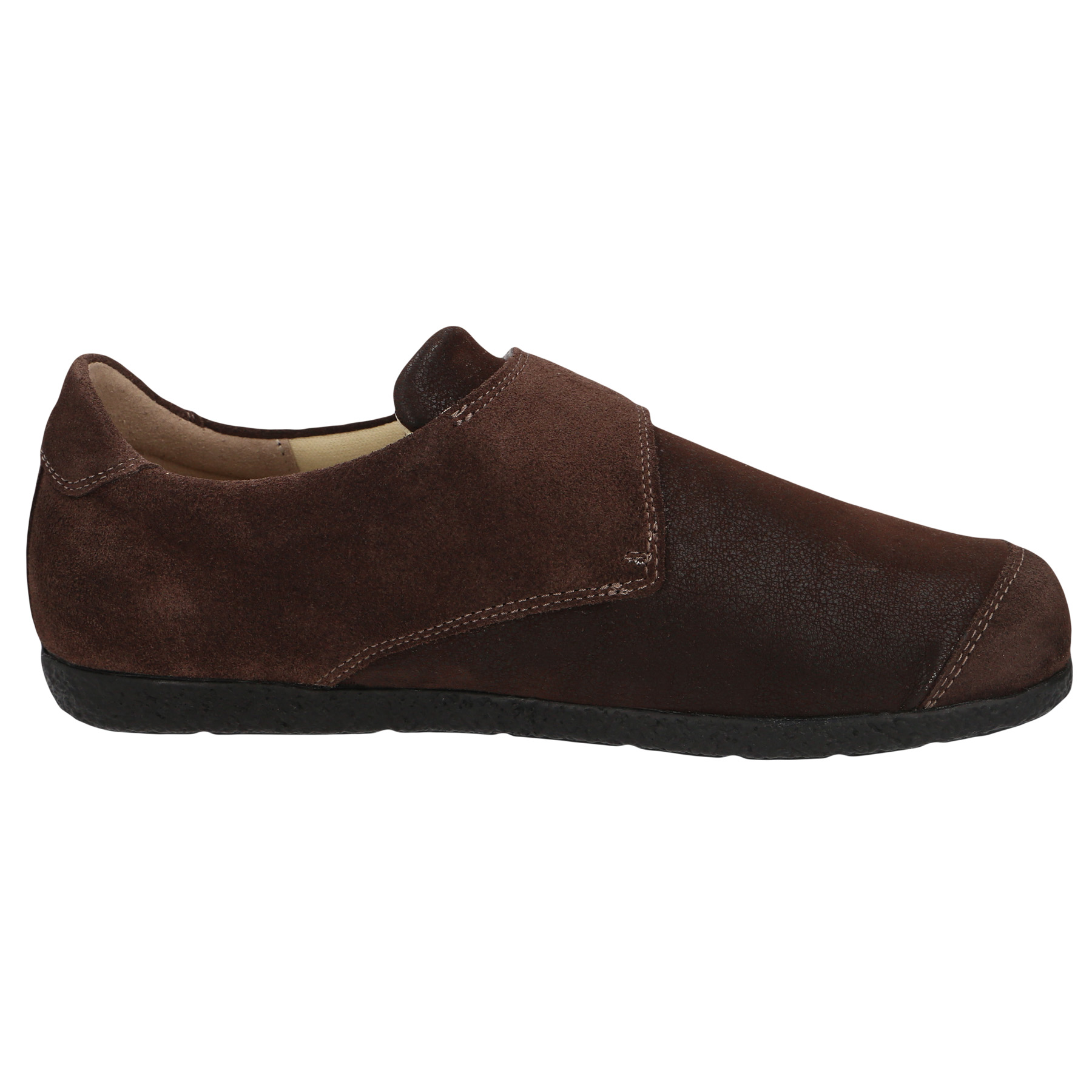 braune halbschuh seitenansicht rechts