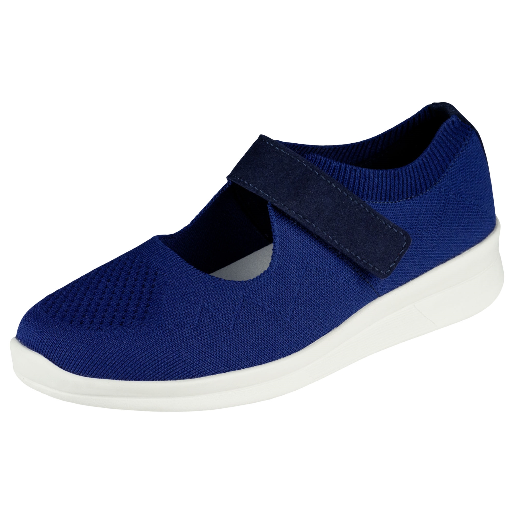 blaue sneaker 3-4 ansicht