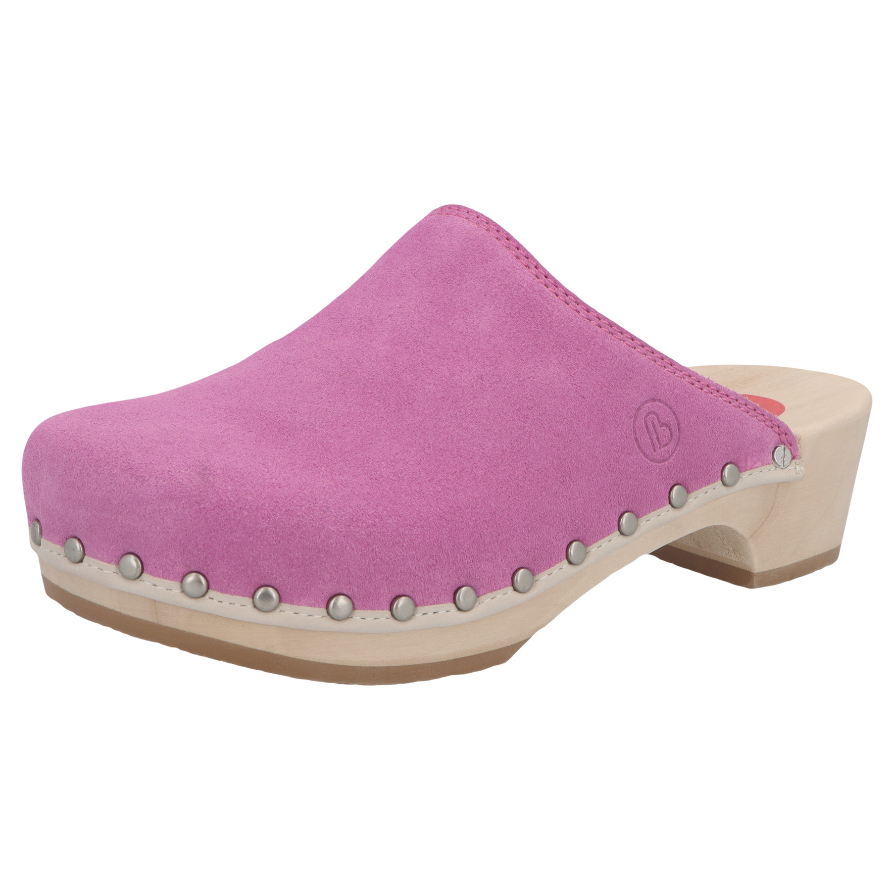 rote holzschuhe 3-4 ansicht