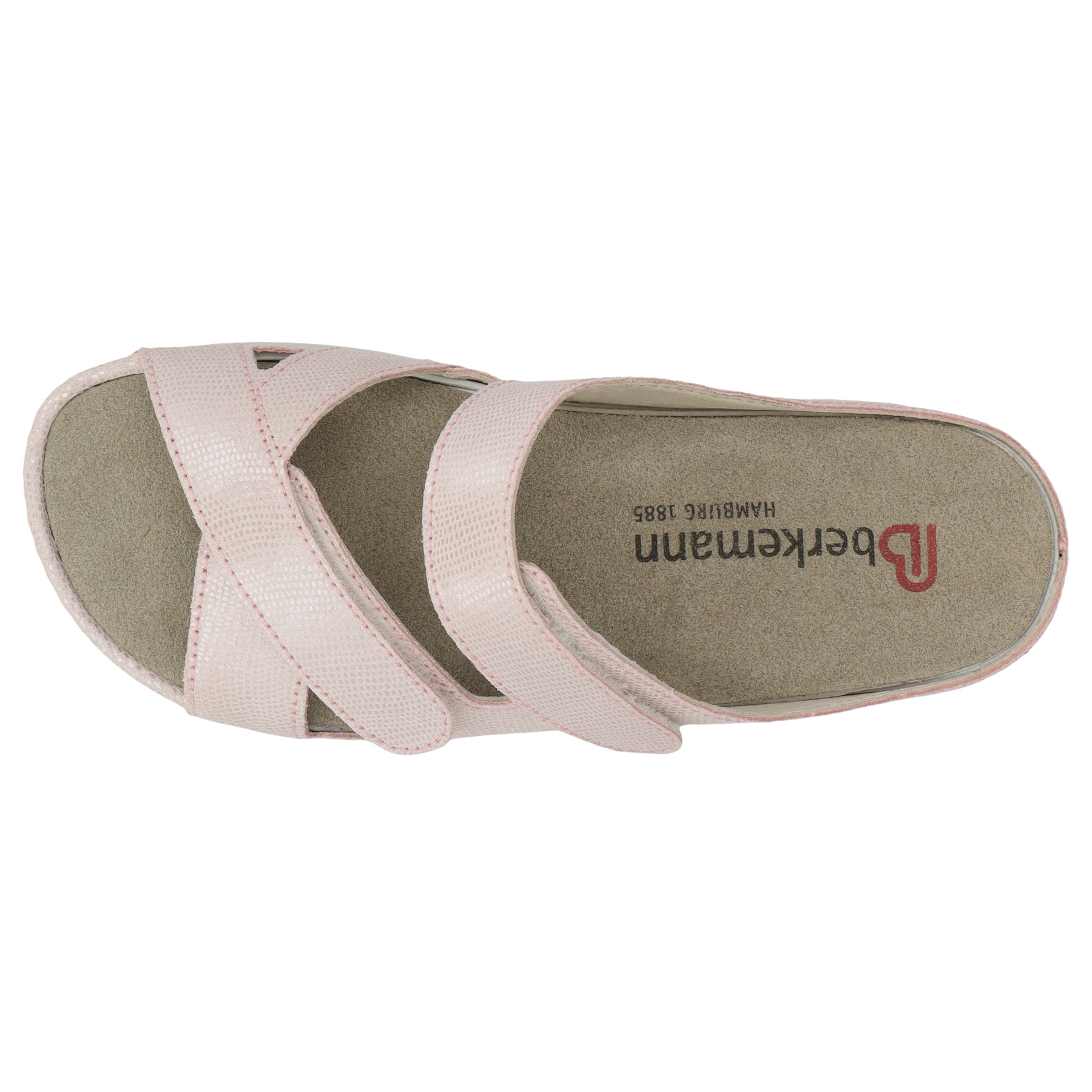 rote pantolette draufsicht