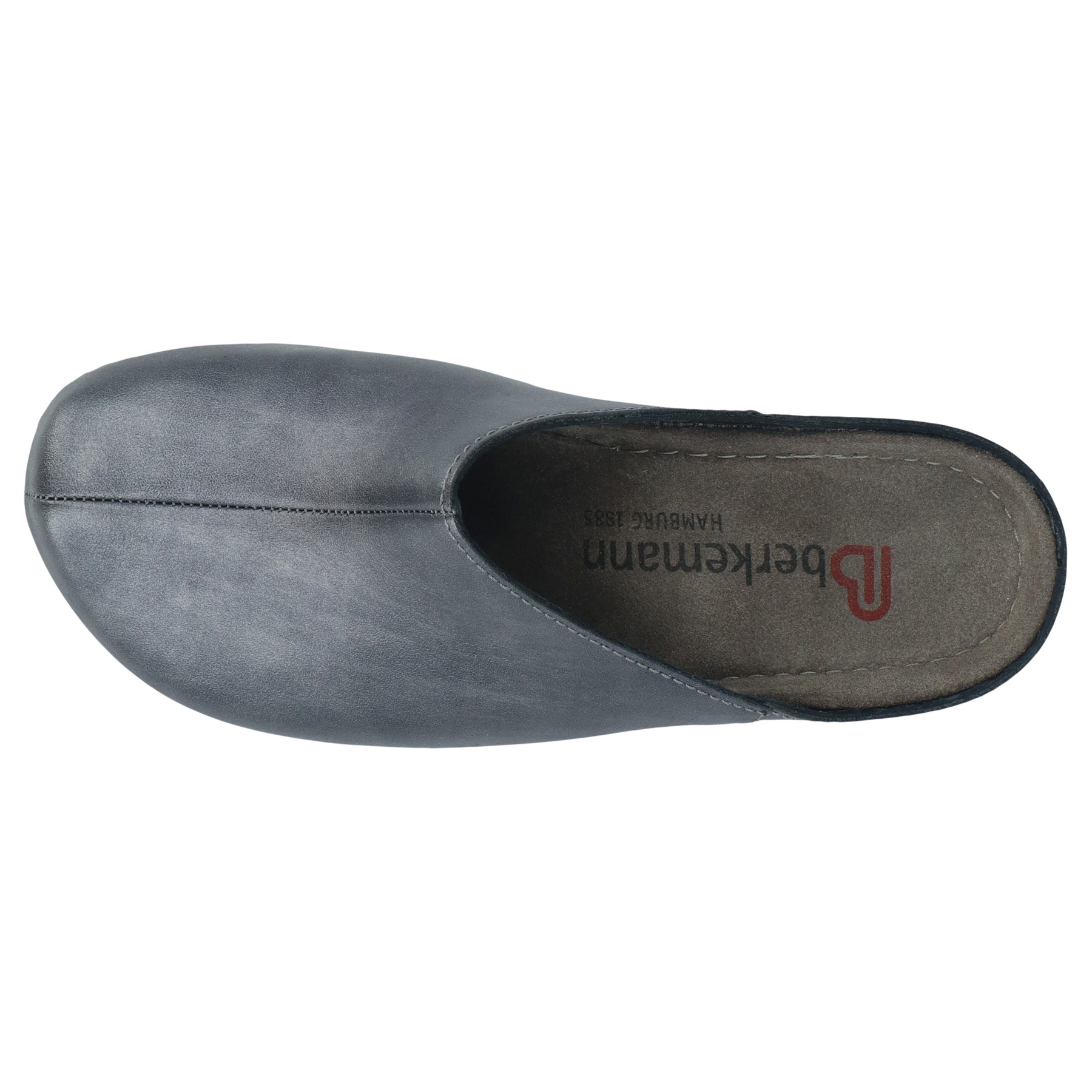 graue clogs draufsicht