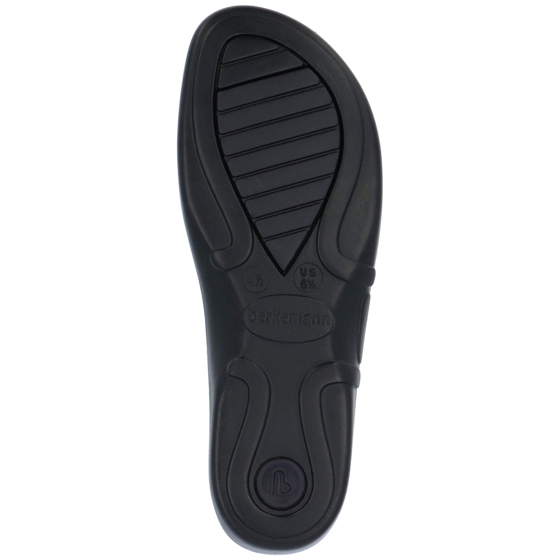 schwarze clogs sohlenansicht