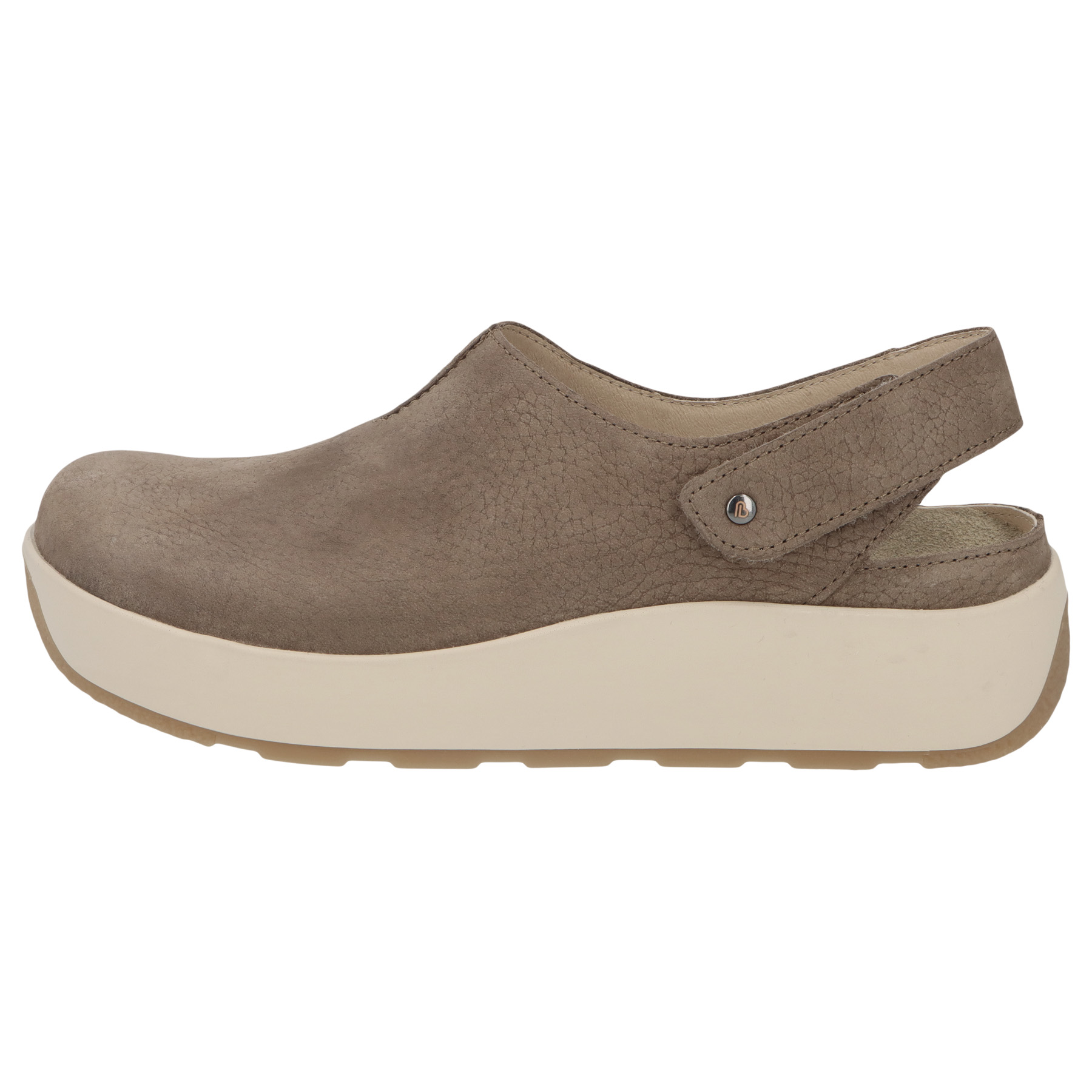 braune sandale seitenansicht links