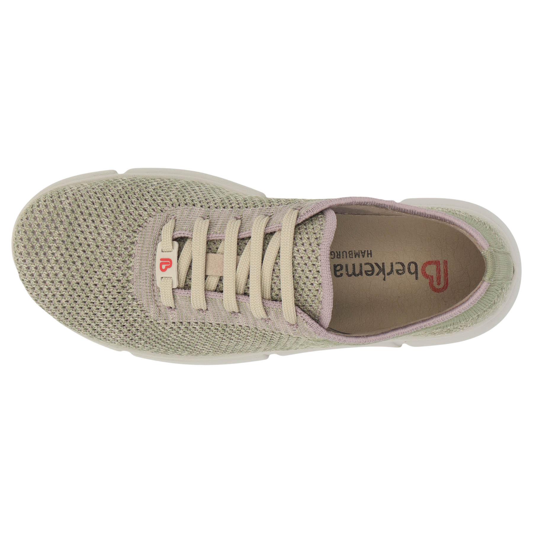 grüne sneaker draufsicht