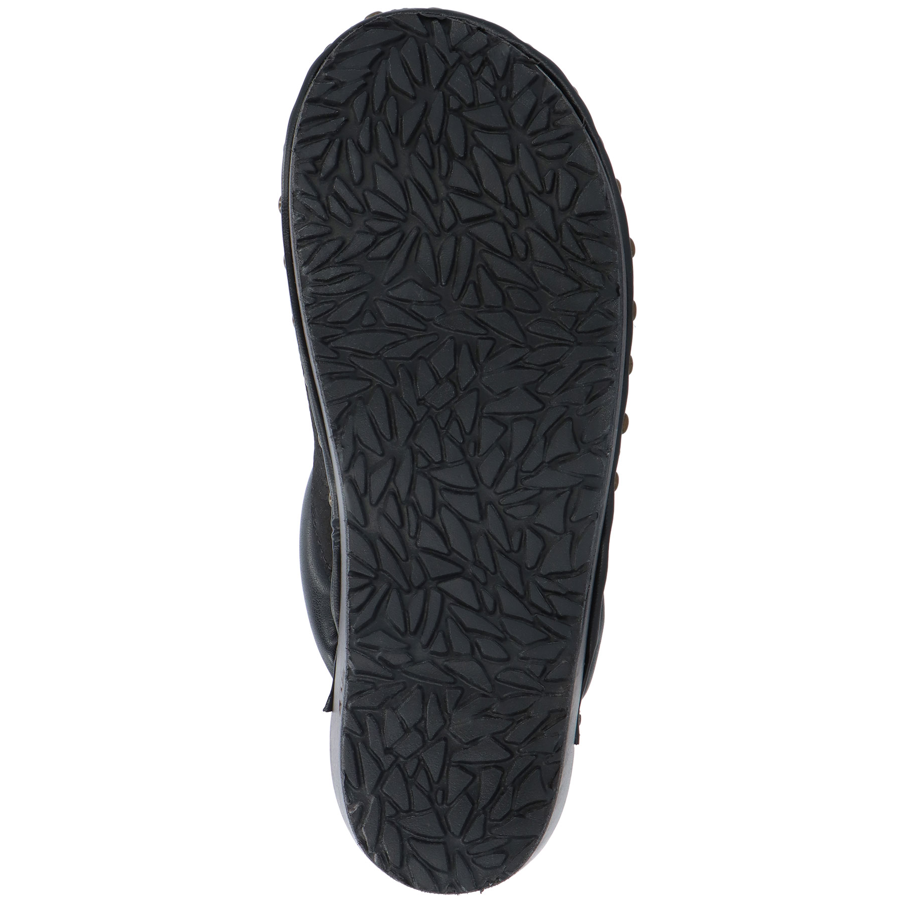 schwarze holzschuhe sohlenansicht