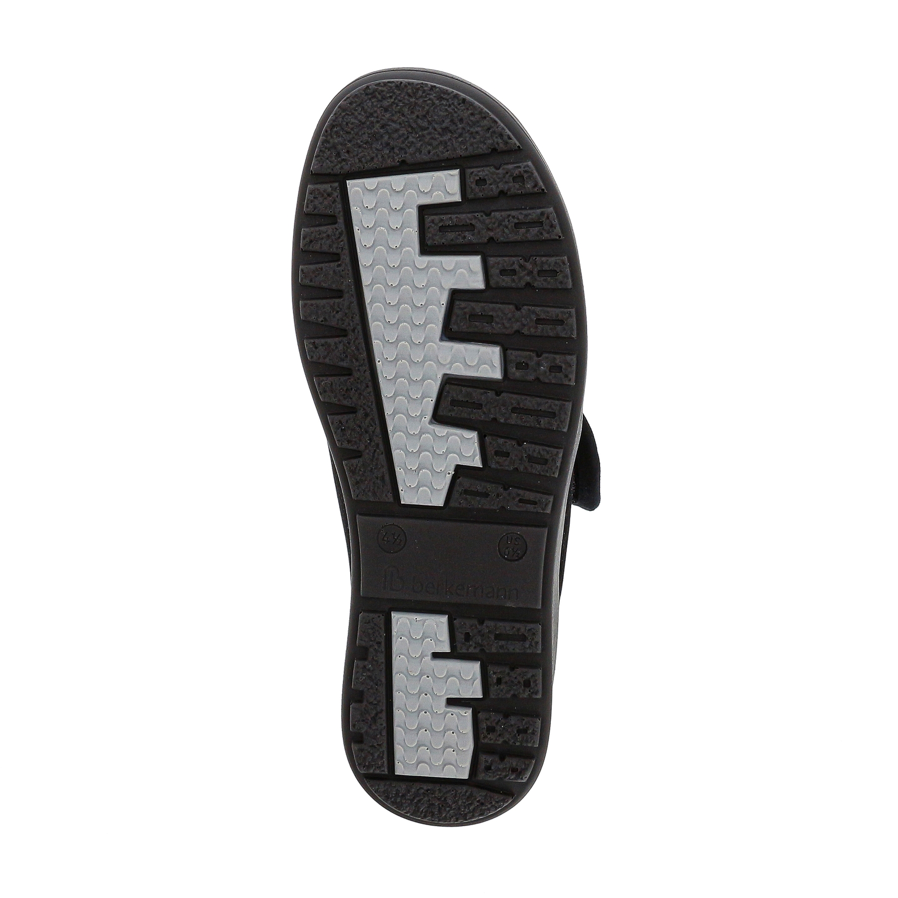 schwarze halbschuh sohlenansicht