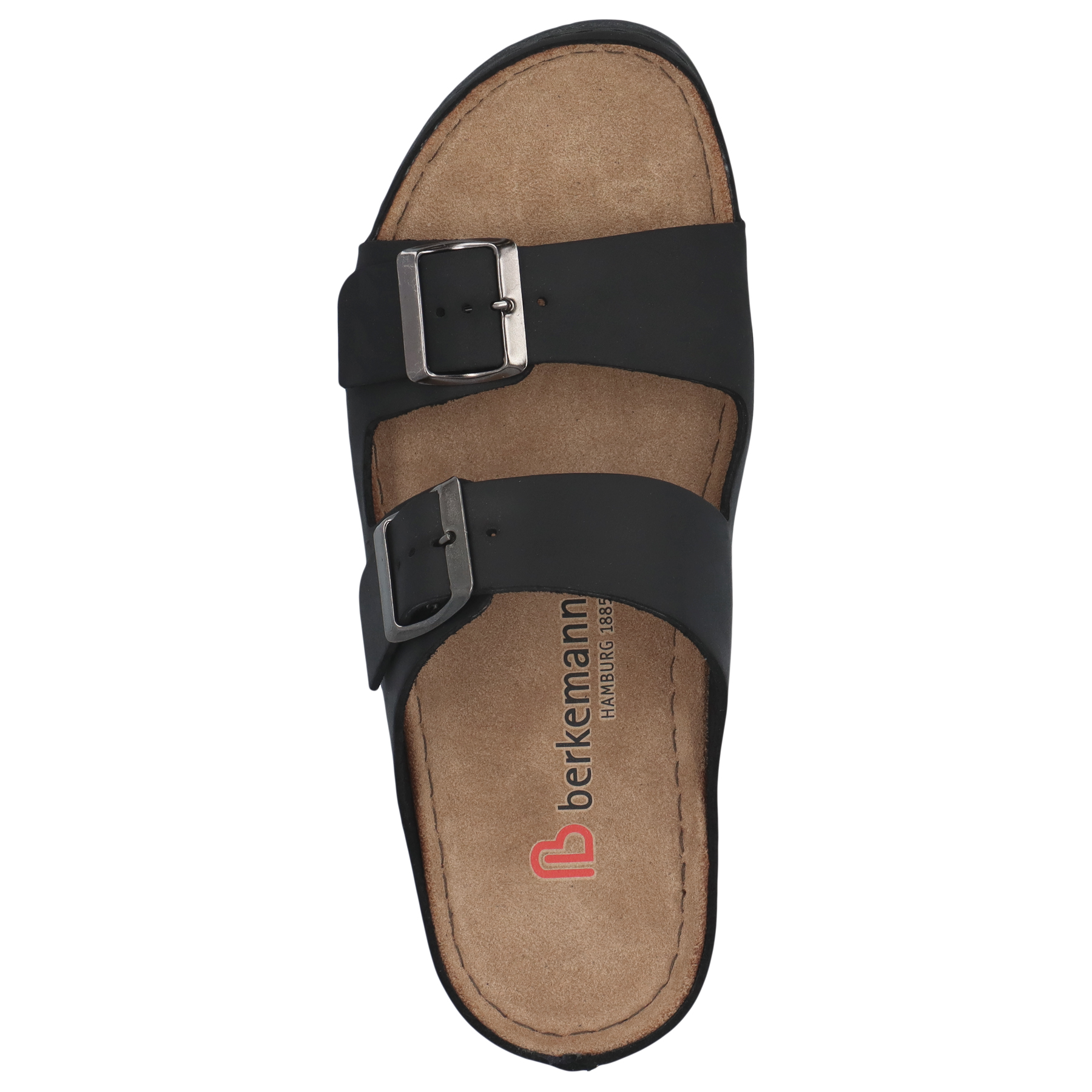 schwarze pantolette draufsicht