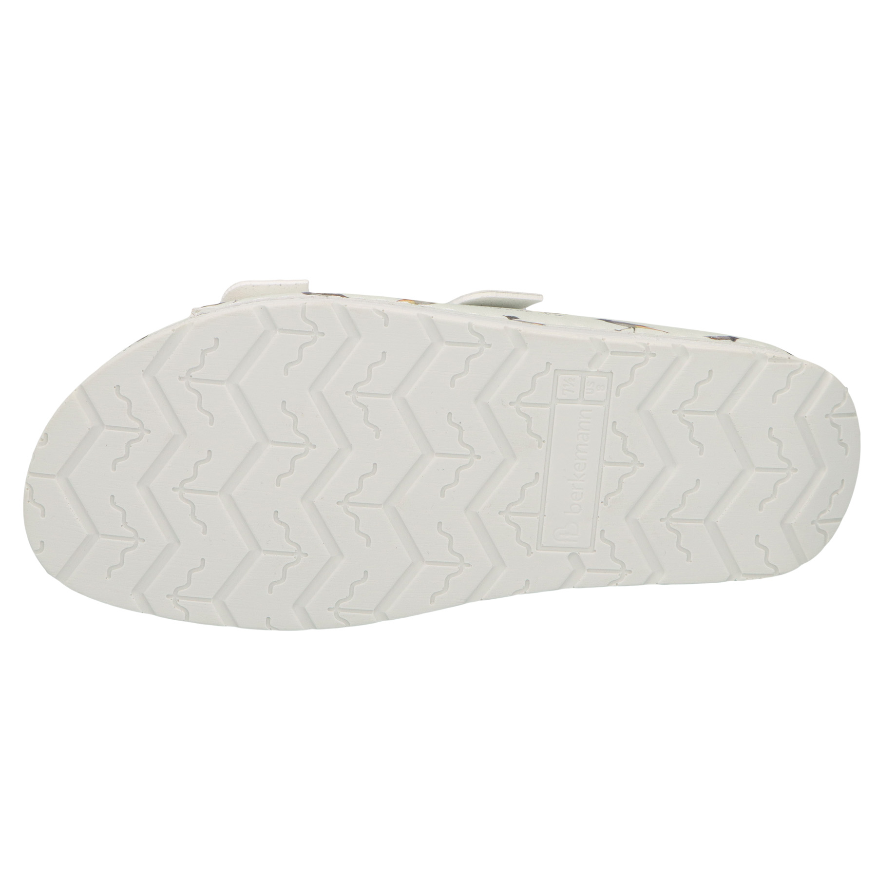 weiße pantolette sohlenansicht