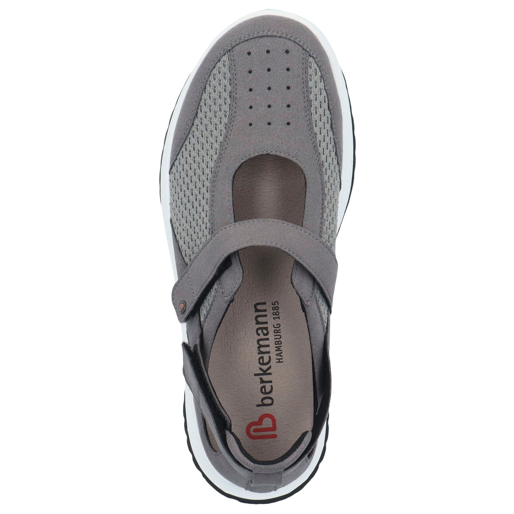graue sneaker draufsicht