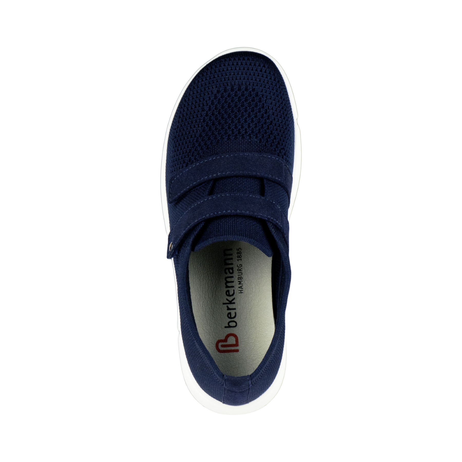 blaue sneaker draufsicht