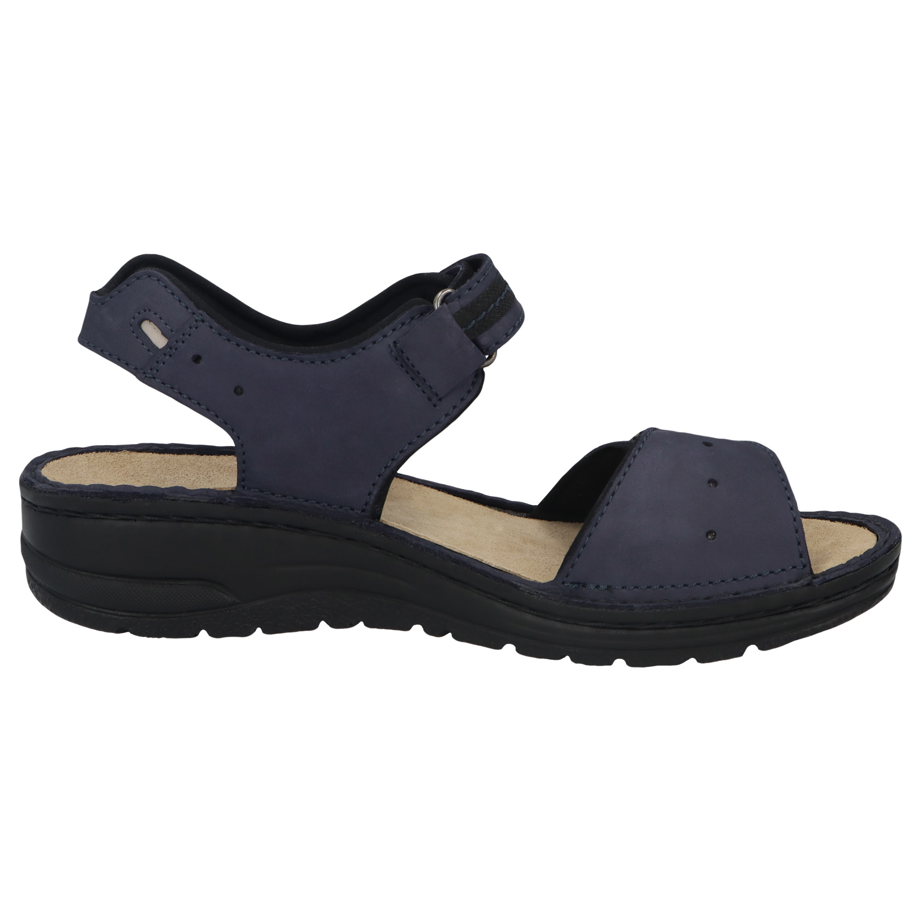 blaue sandale seitenansicht rechts