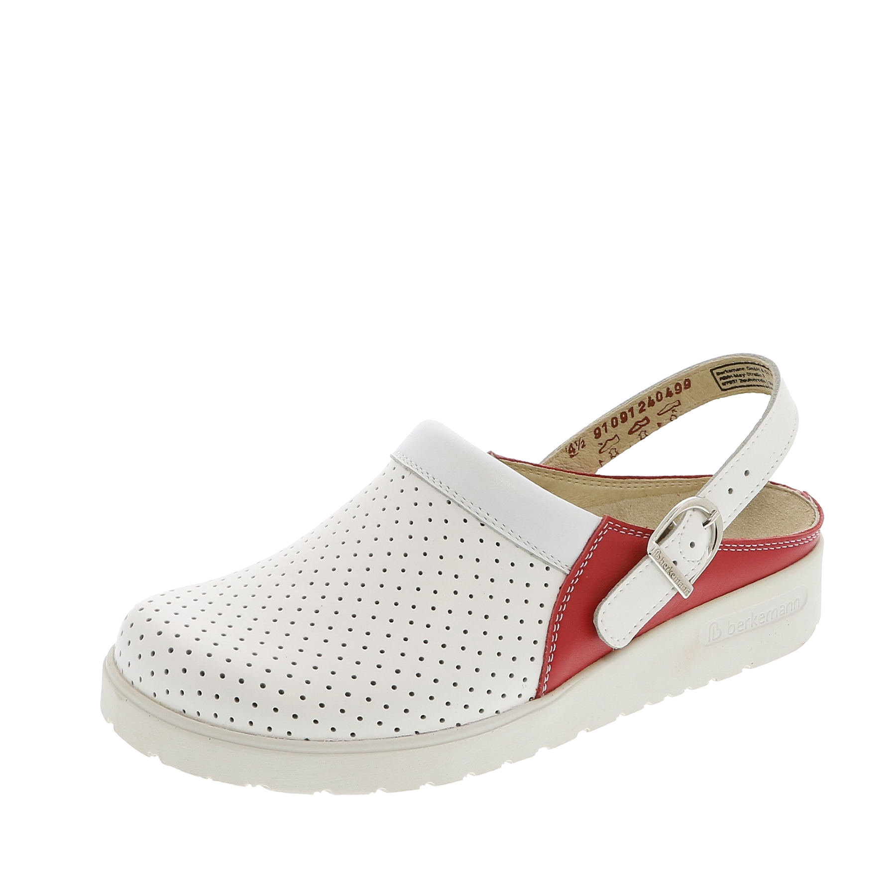 weiße berufsschuhe 3-4 ansicht