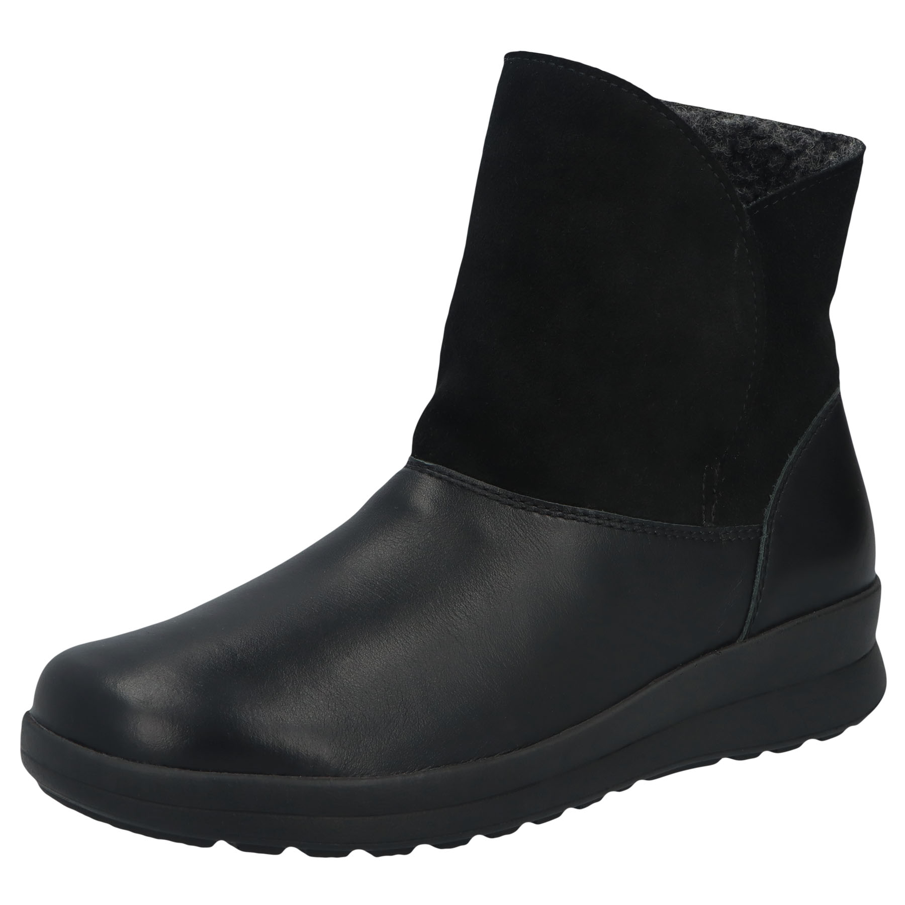 schwarze stiefeletten 3-4 ansicht