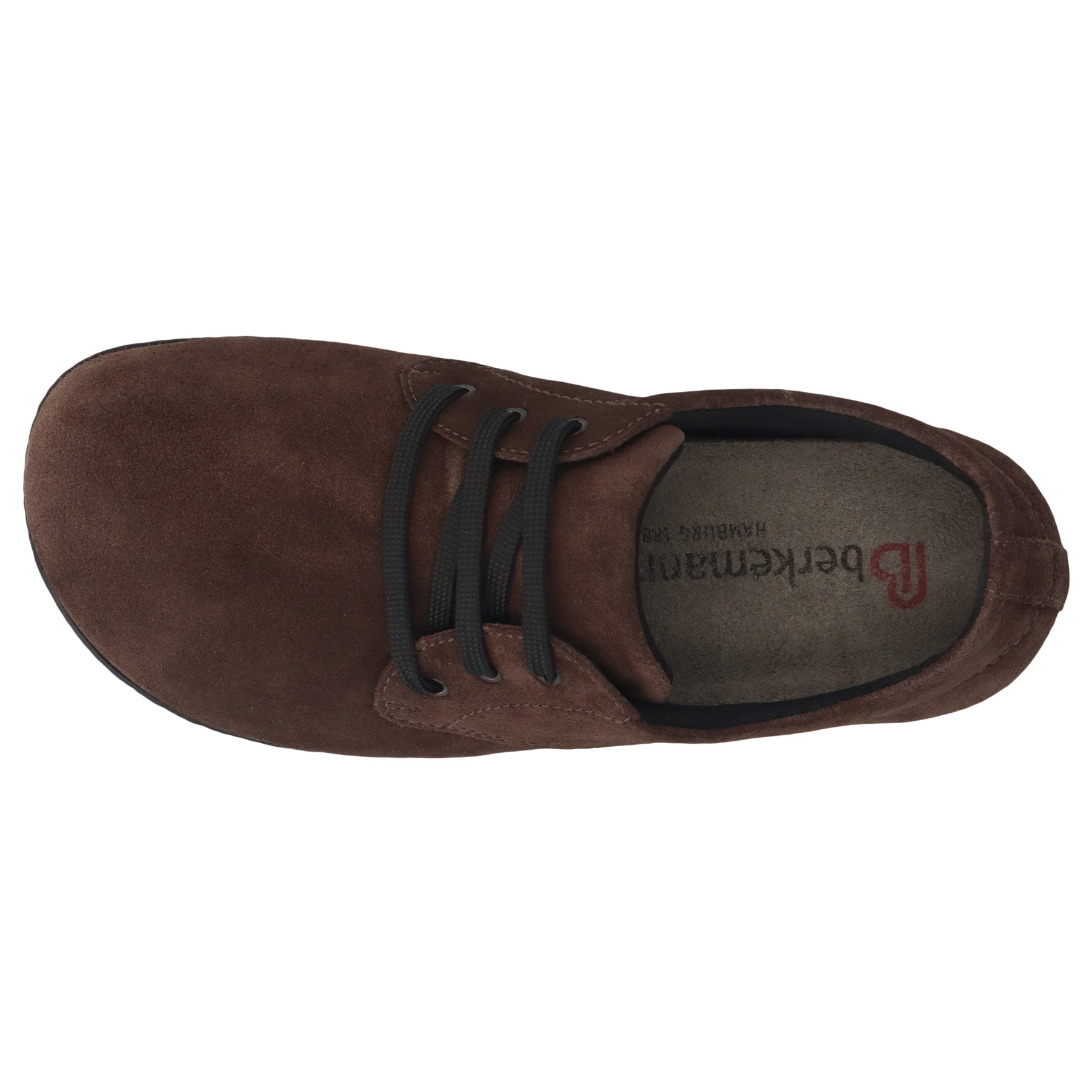 braune halbschuh draufsicht