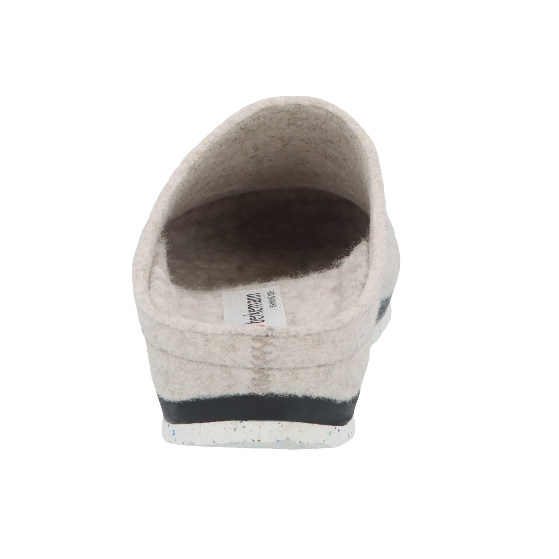 weiße hausschuhe hinteransicht