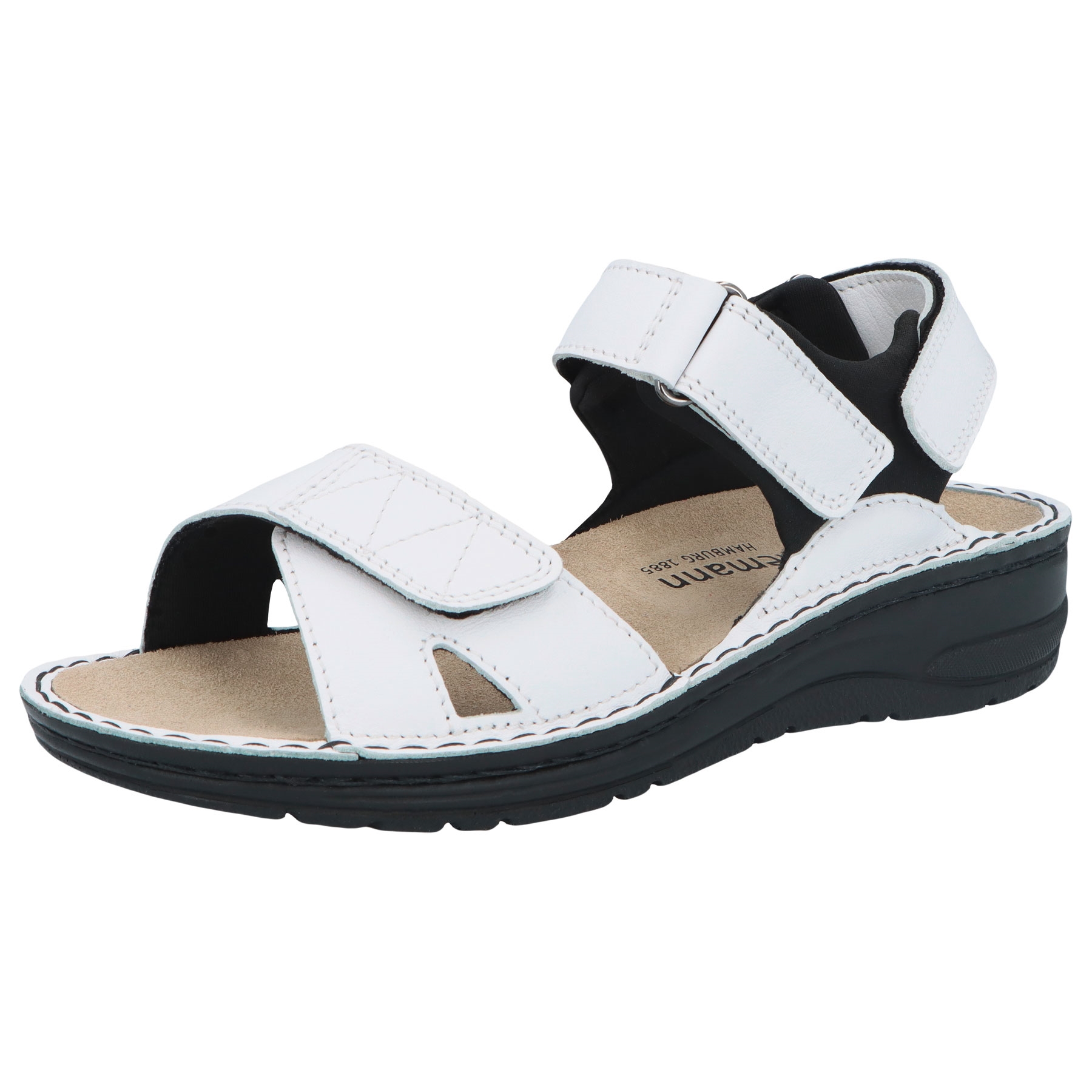 weiße sandale 3-4 ansicht