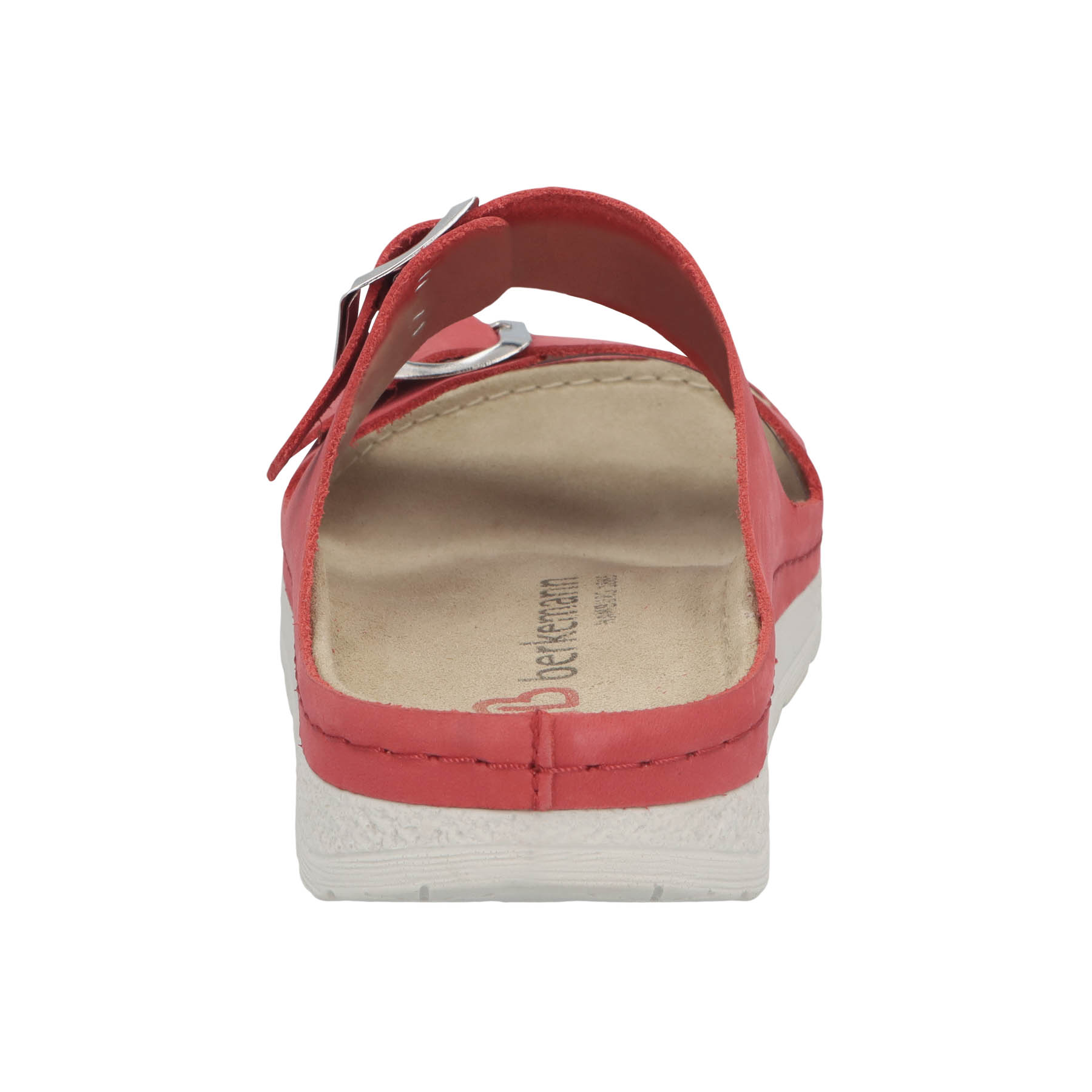 rote pantolette hinteransicht