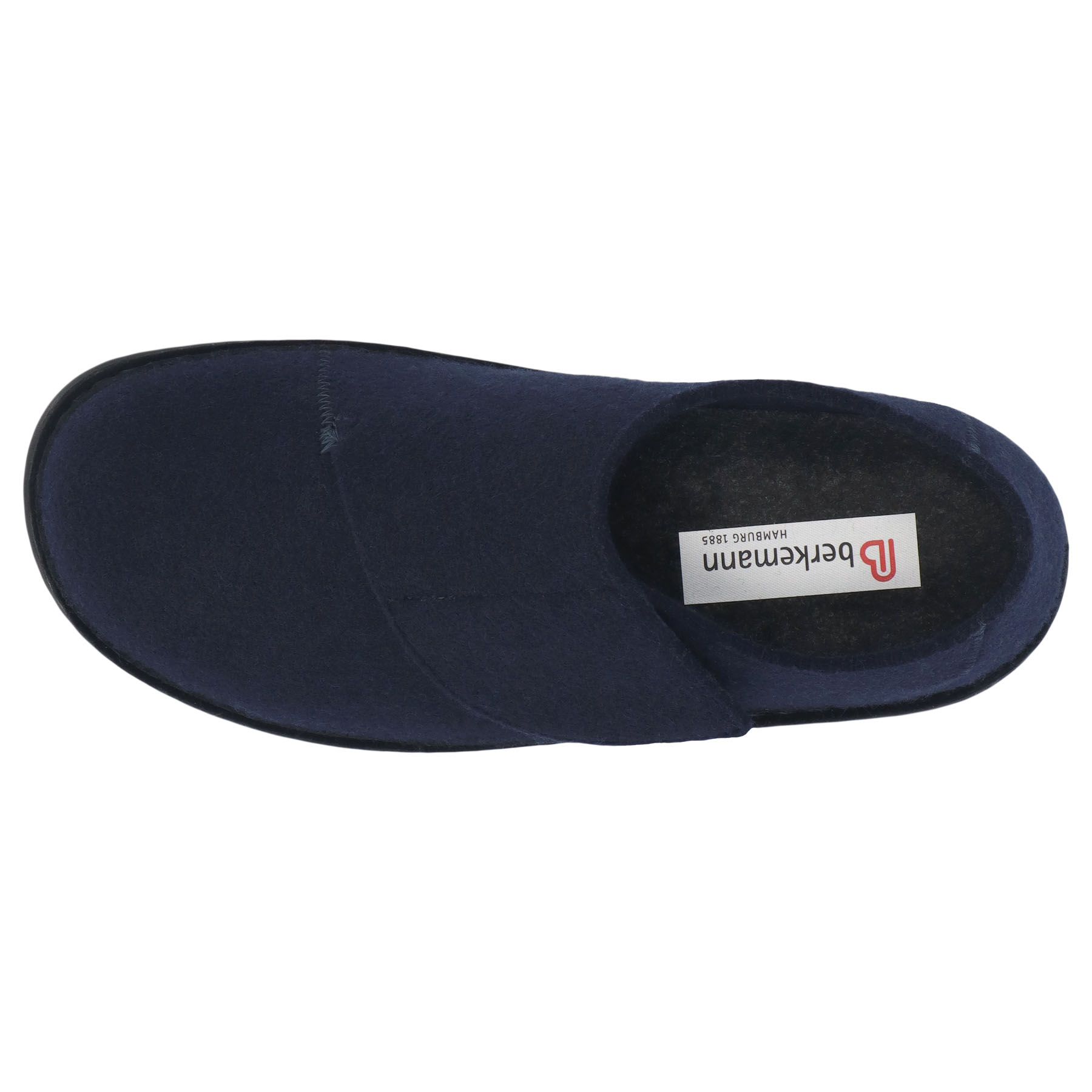 blaue hausschuhe draufsicht