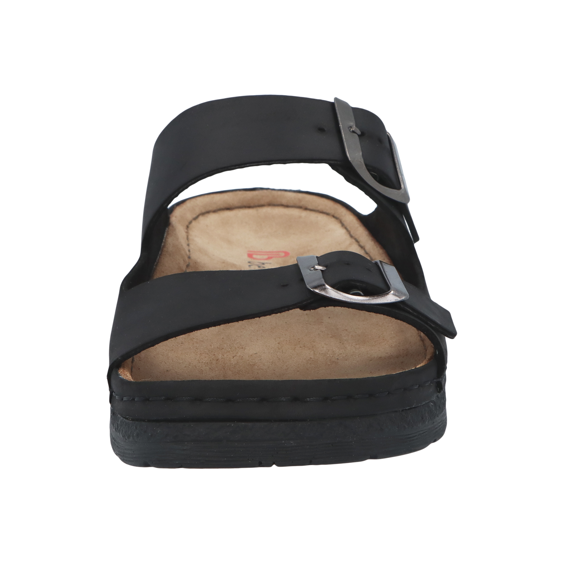 schwarze pantolette vorderansicht