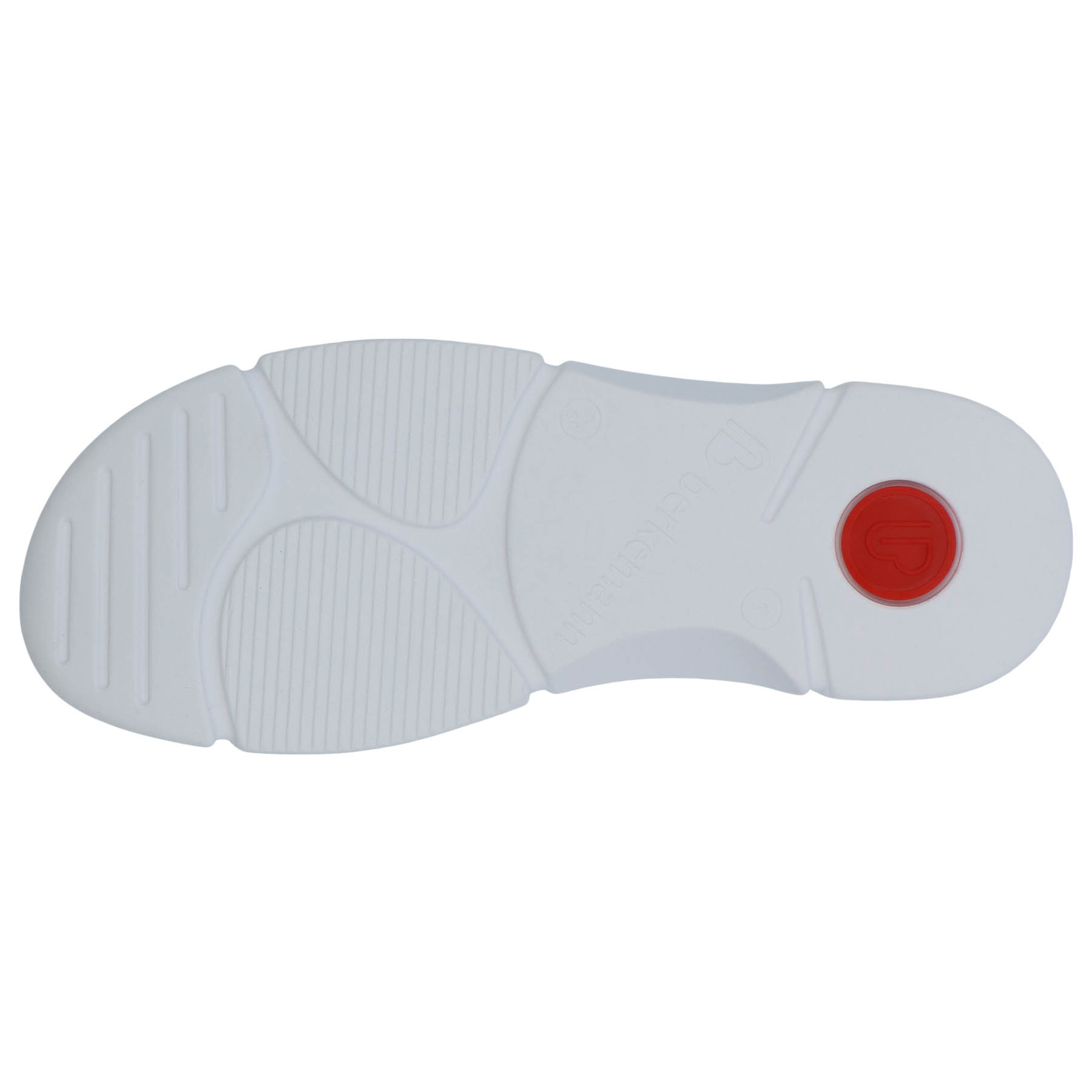 weiße halbschuh sohlenansicht