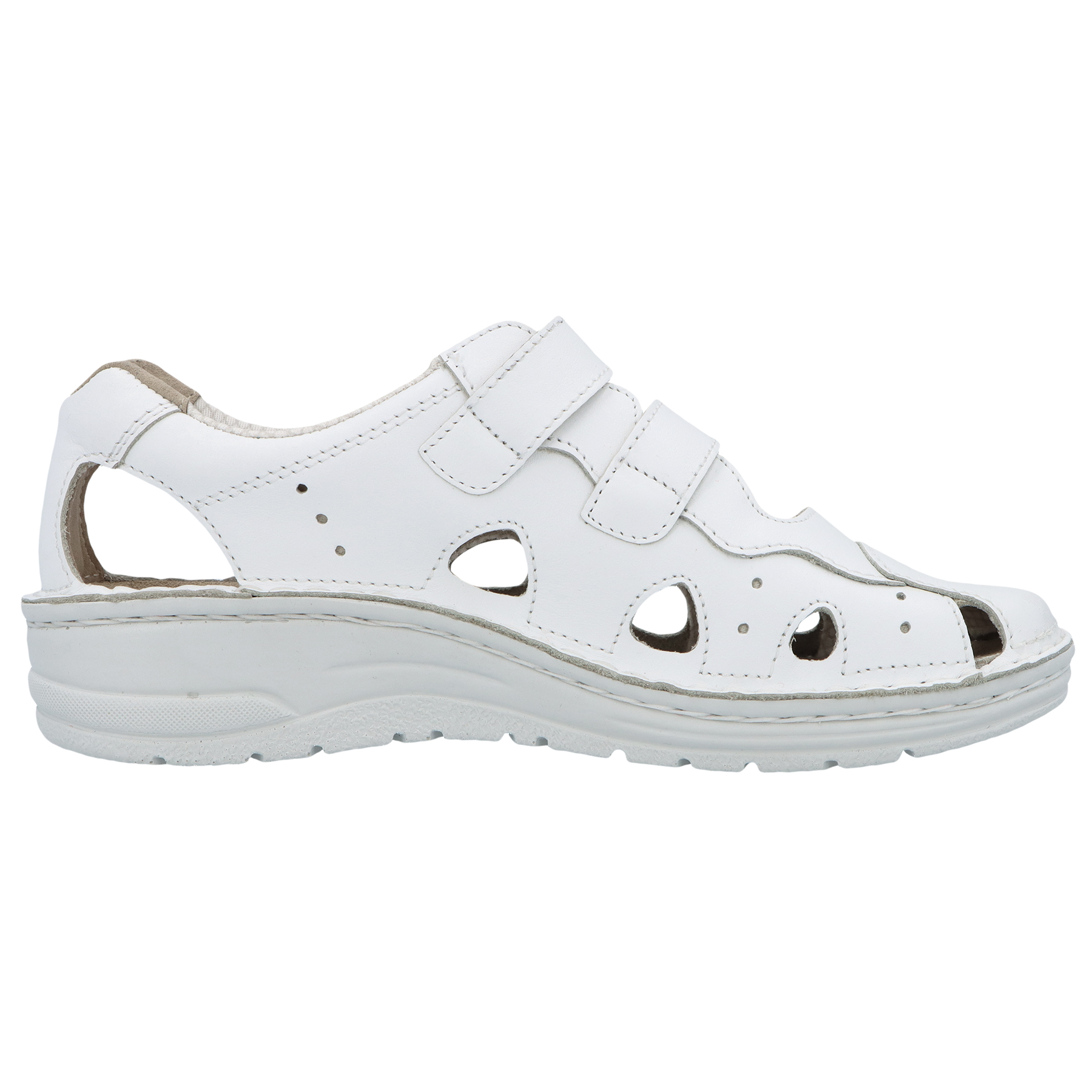 weiße halbschuh seitenansicht rechts