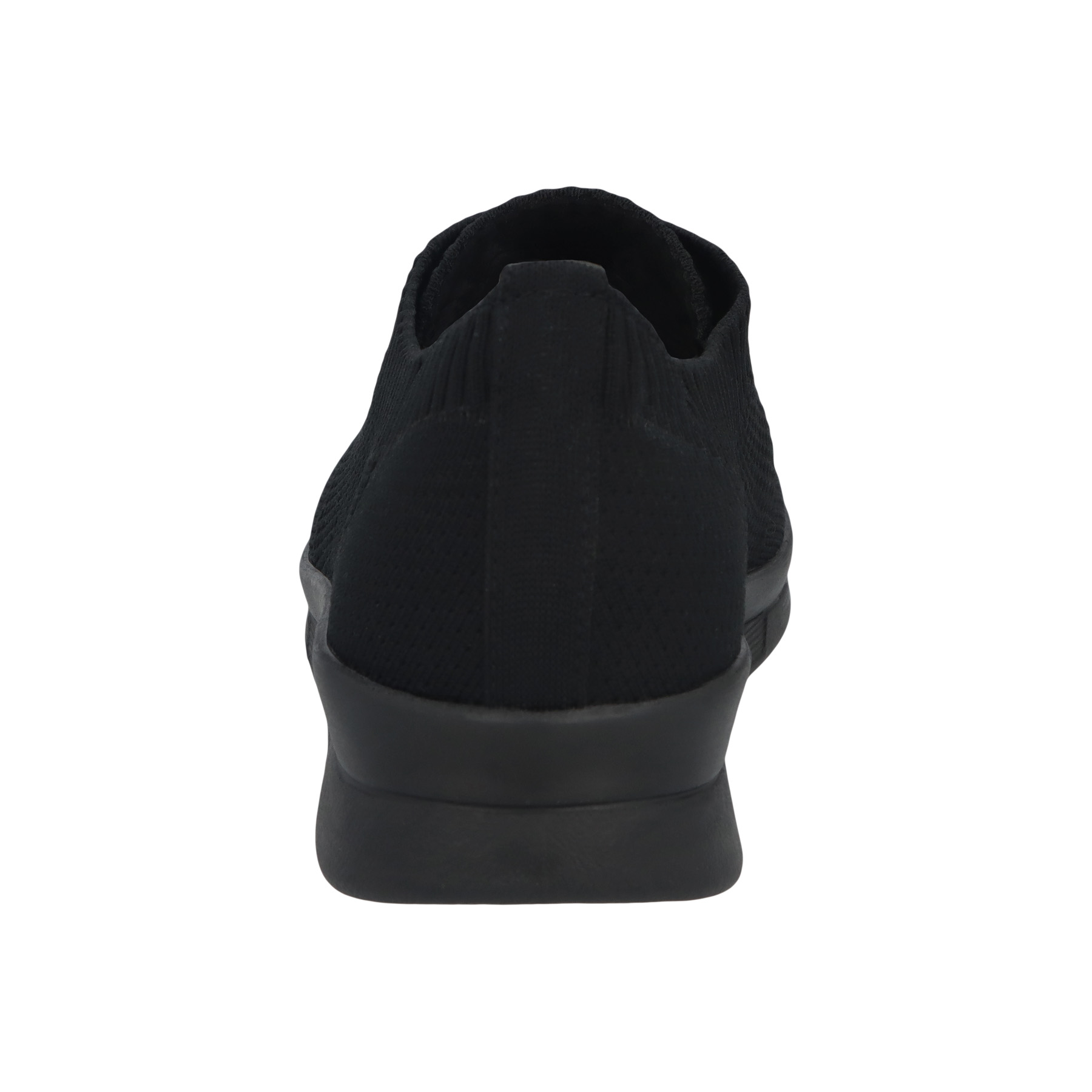 schwarze sneaker hinteransicht