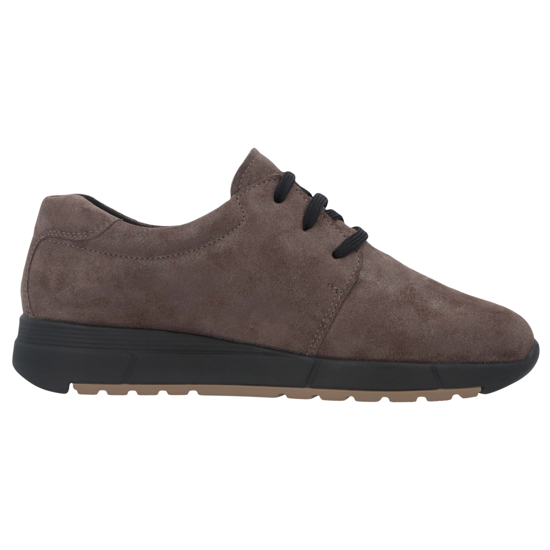 schwarze halbschuh seitenansicht rechts