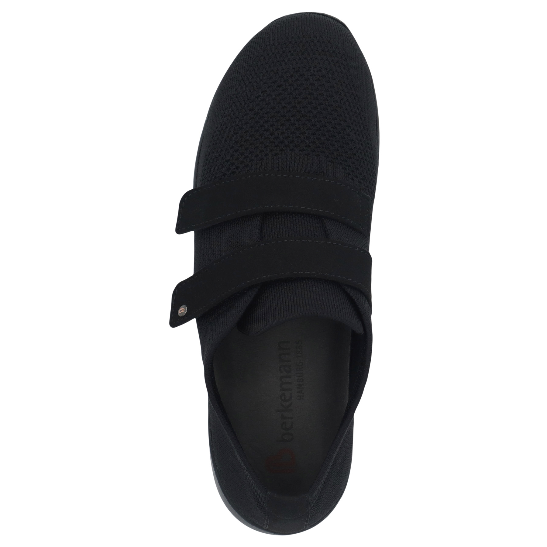 schwarze halbschuh draufsicht