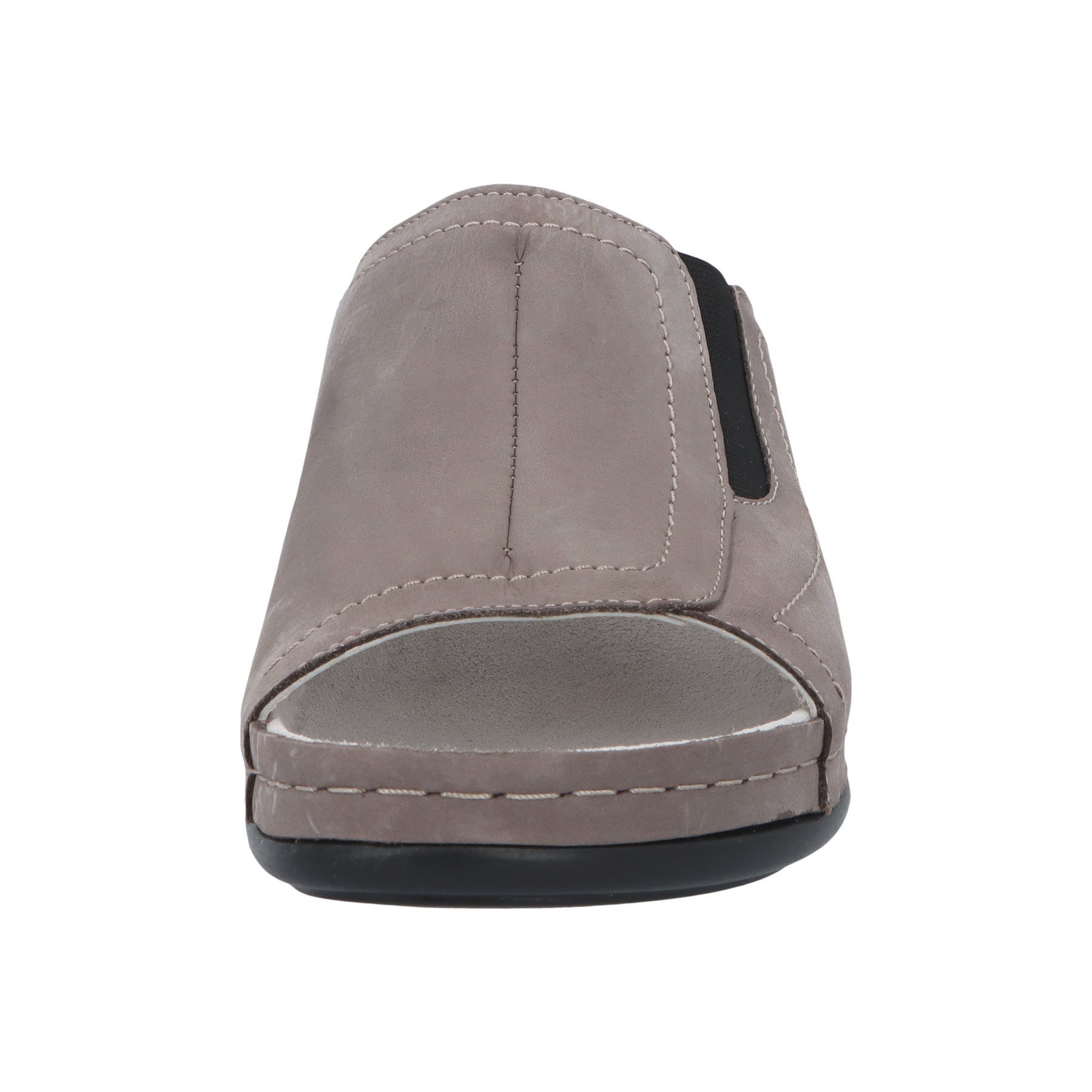 graue pantolette vorderansicht