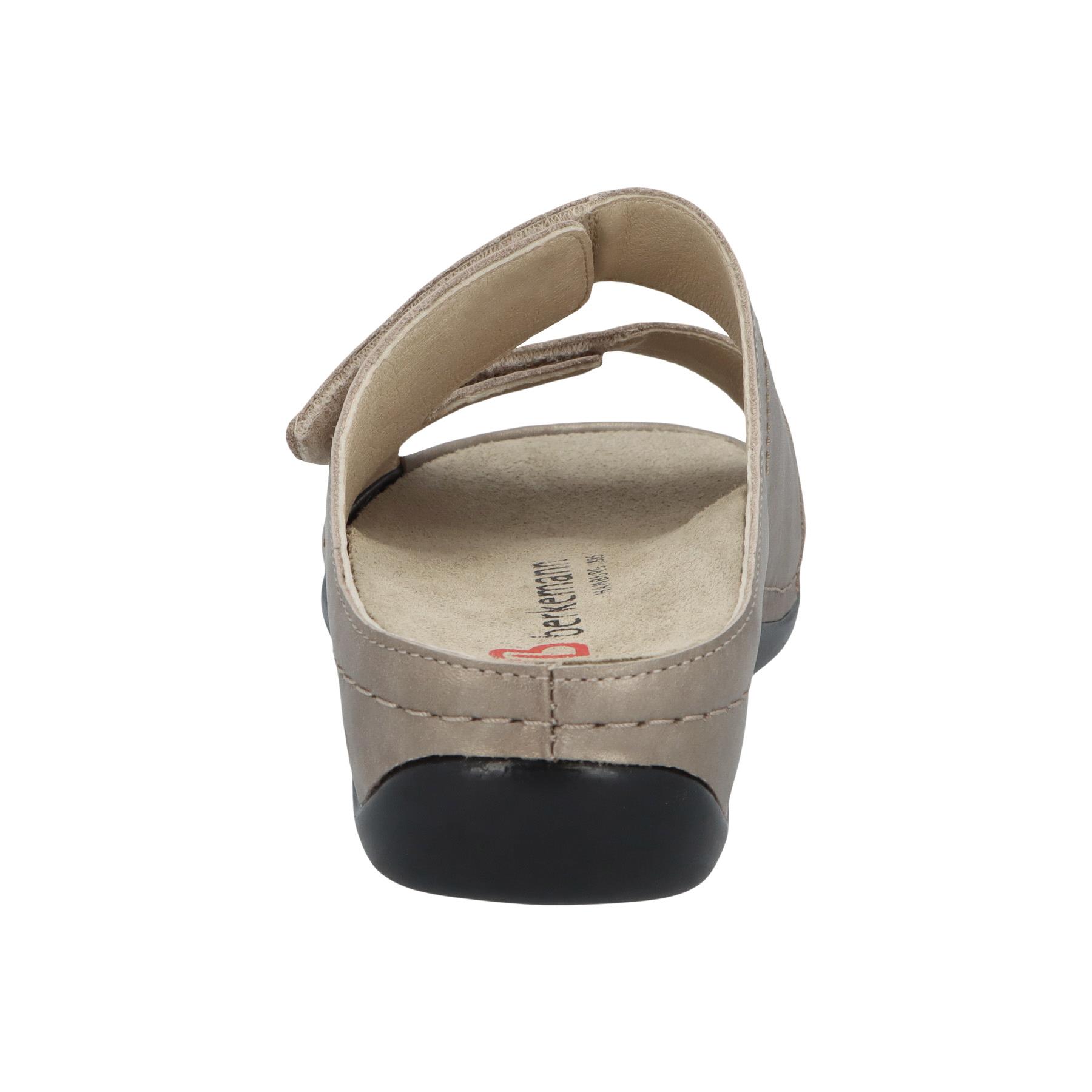 mehrfarbige pantolette hinteransicht