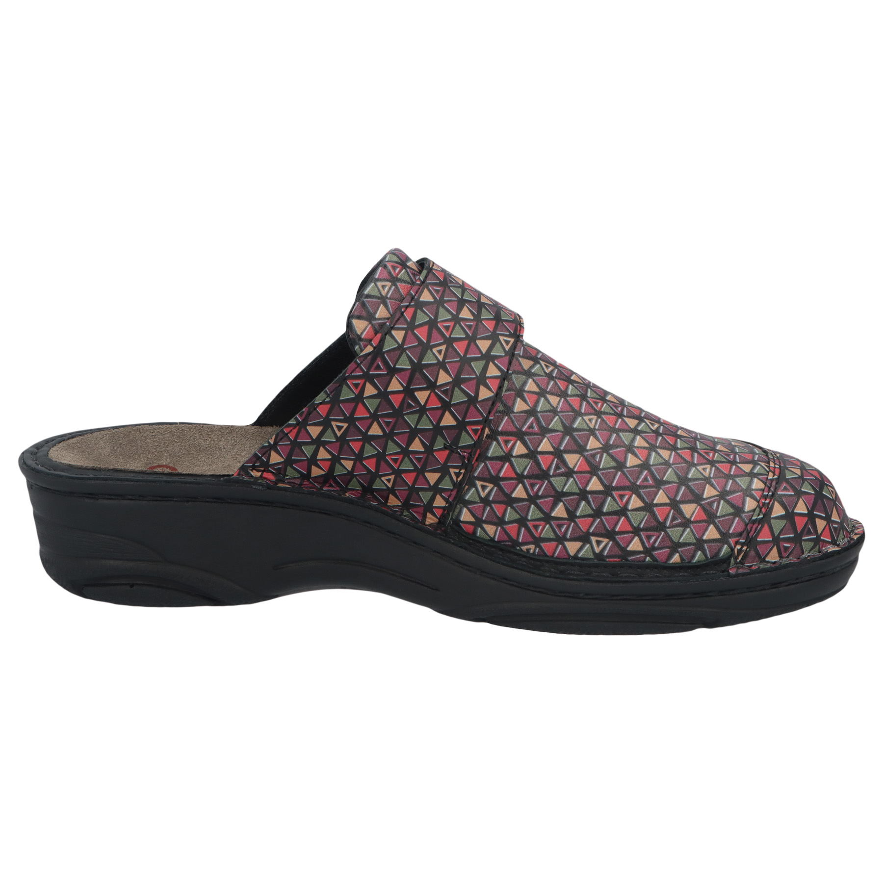 mehrfarbige clogs seitenansicht rechts