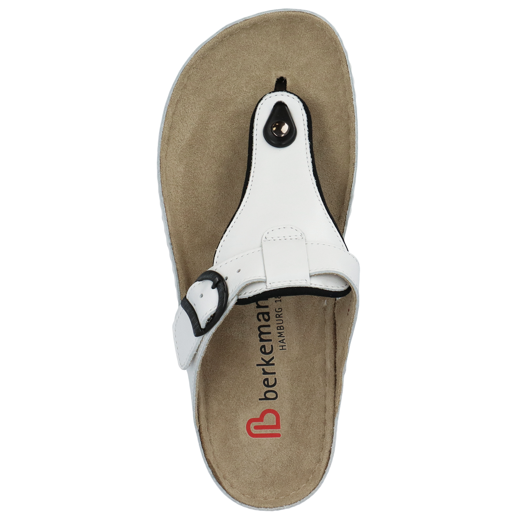 weiße pantolette draufsicht