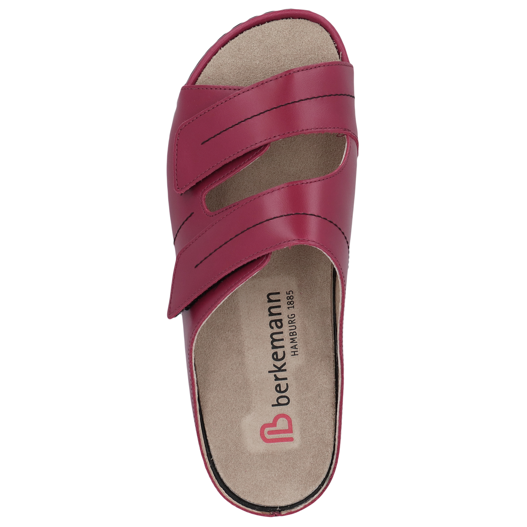 rote pantolette draufsicht