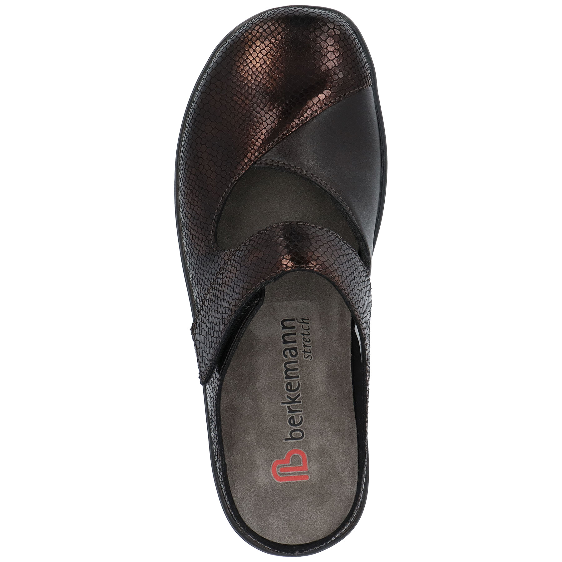 braune clogs draufsicht
