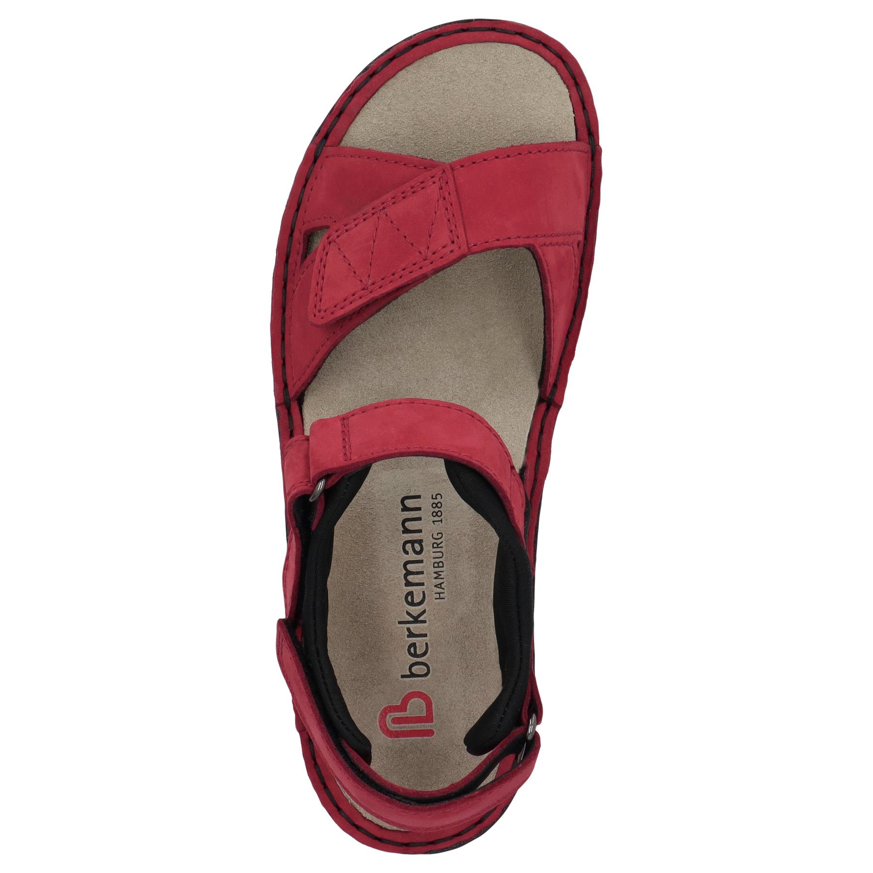 rote sandale draufsicht